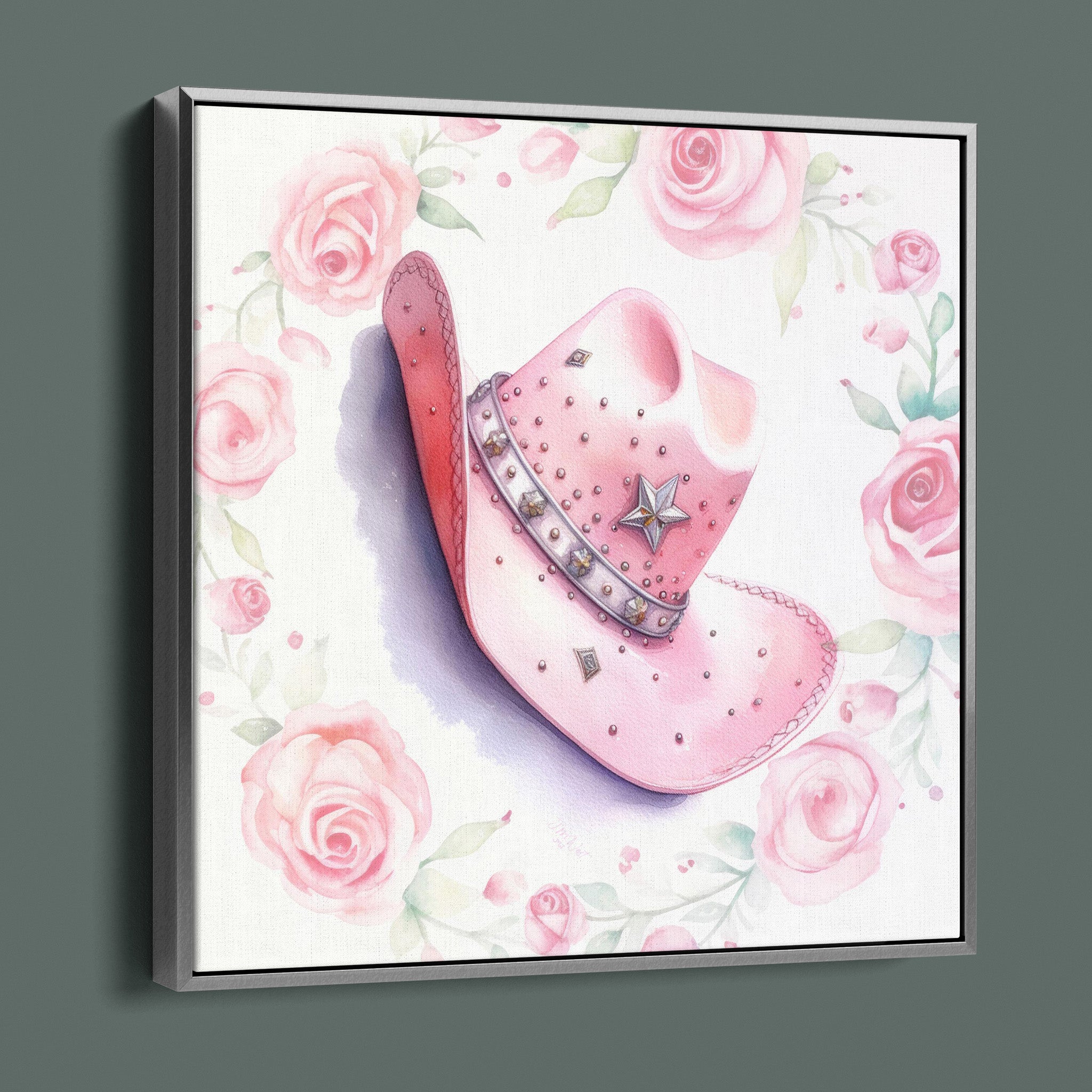 Cowgirl Diamond Decor - Hat