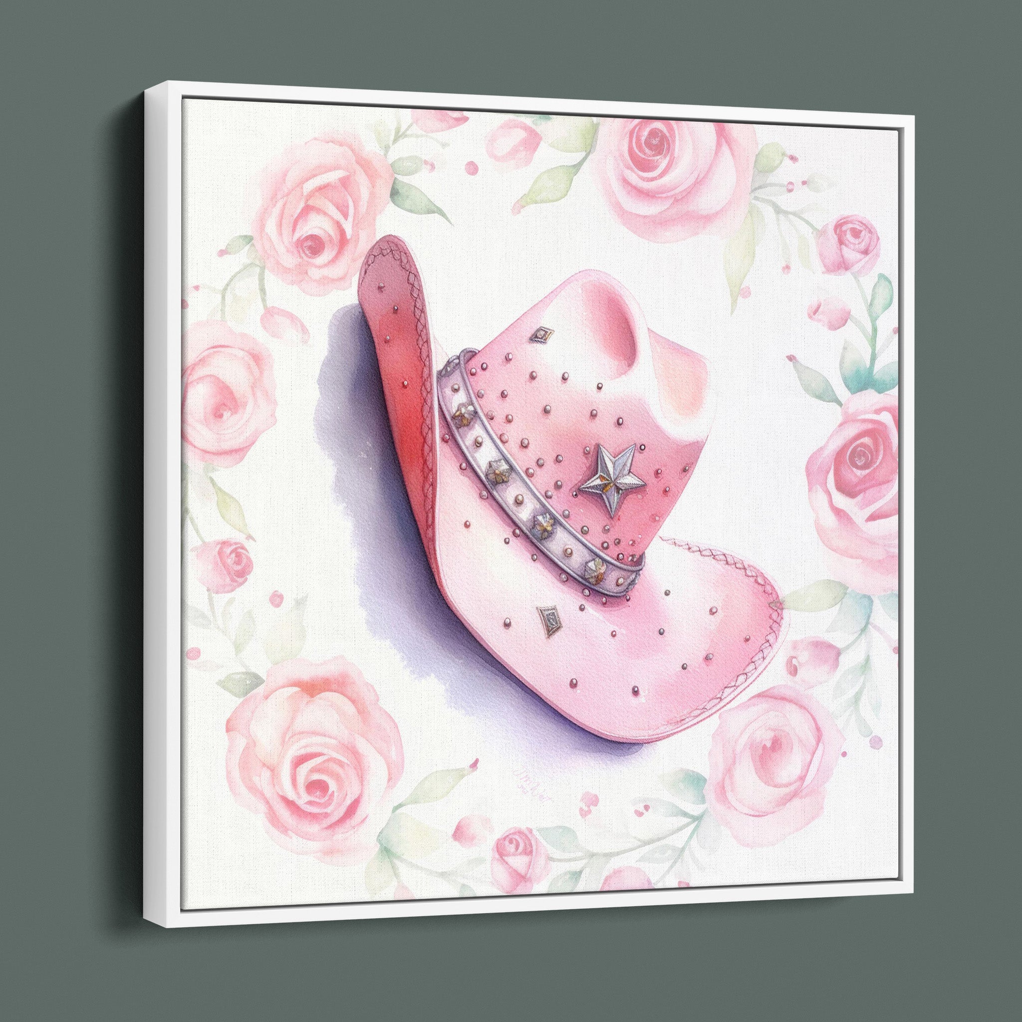 Cowgirl Diamond Decor - Hat