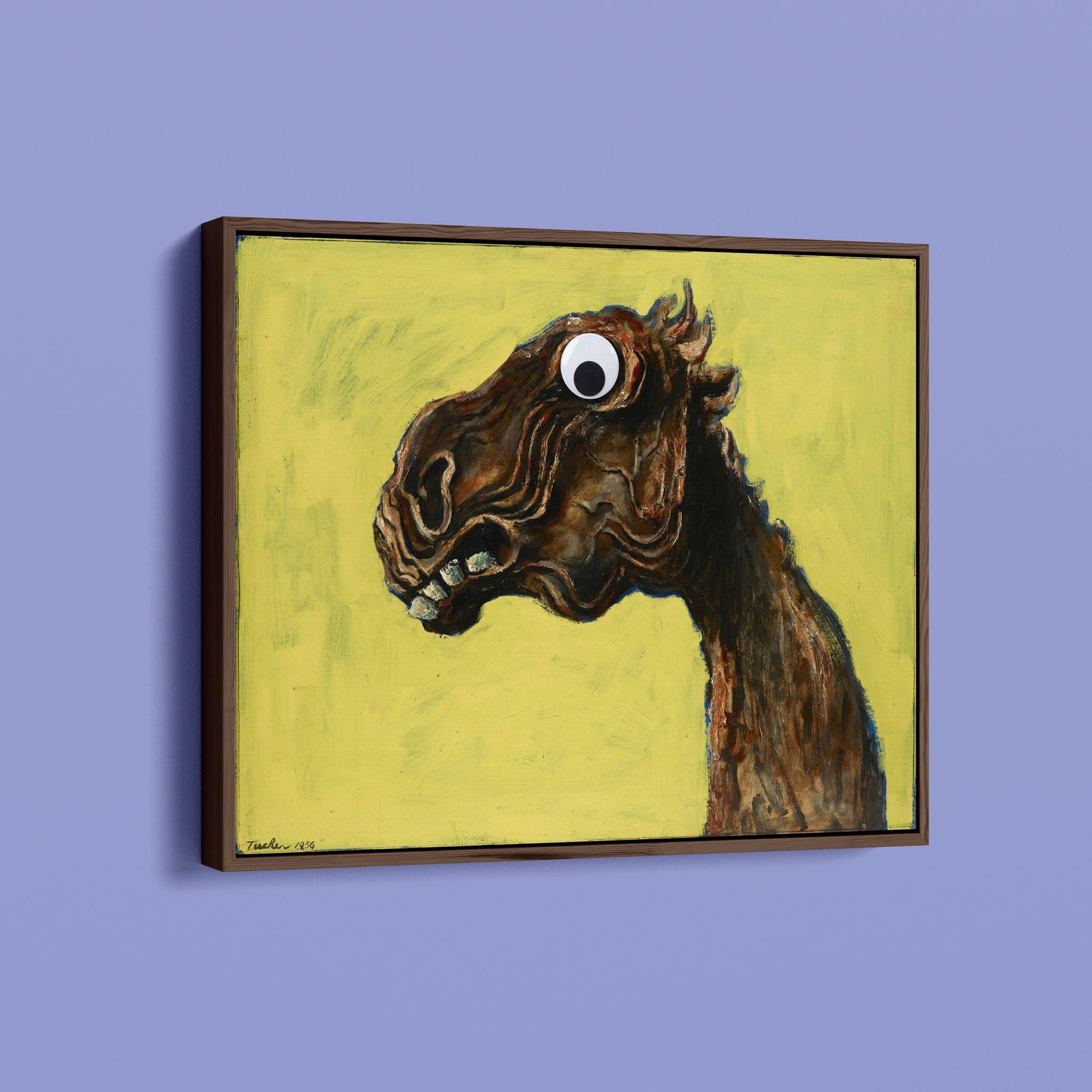 Apocalyptic Horse by Albert Tuckergoogly with a googley eye