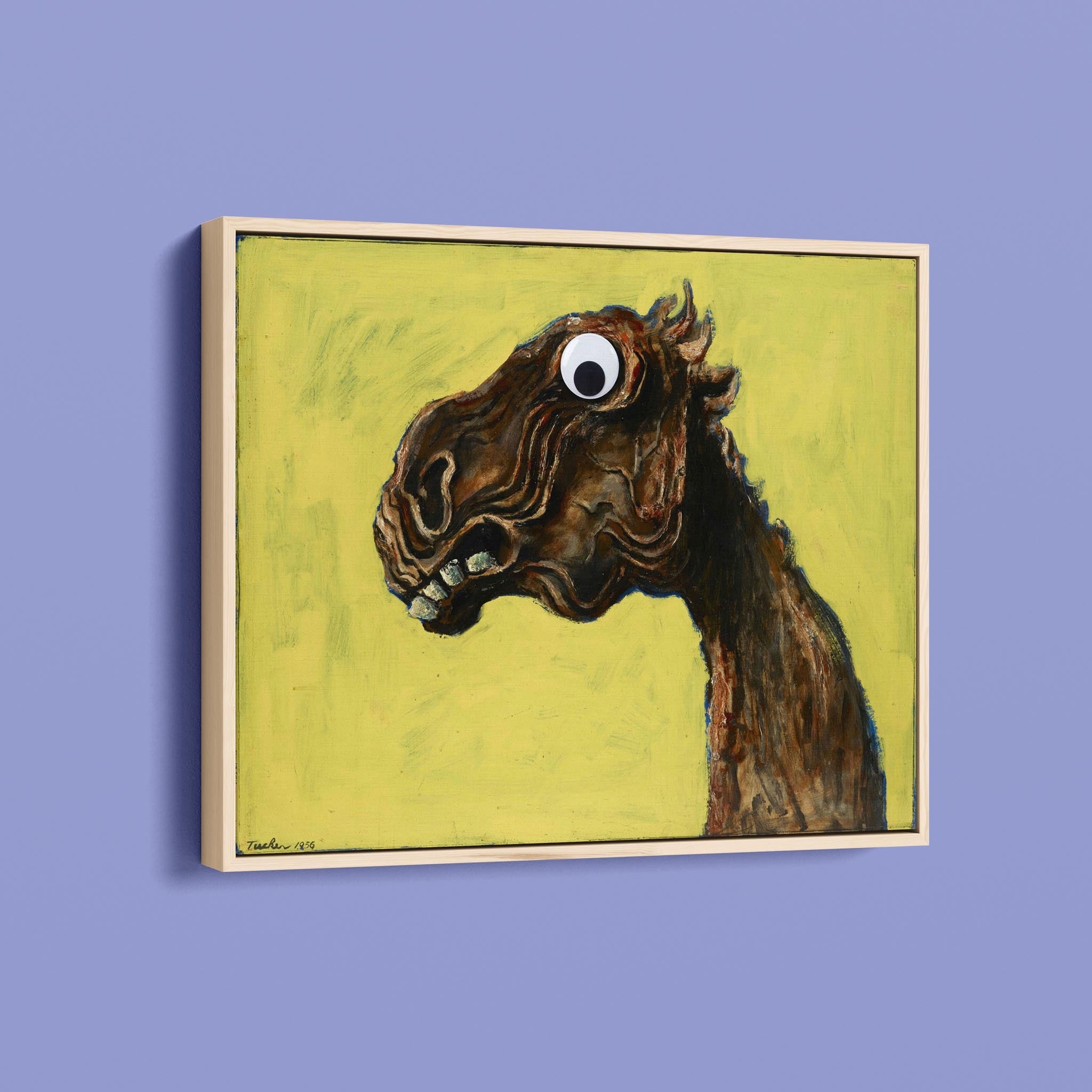 Apocalyptic Horse by Albert Tuckergoogly with a googley eye