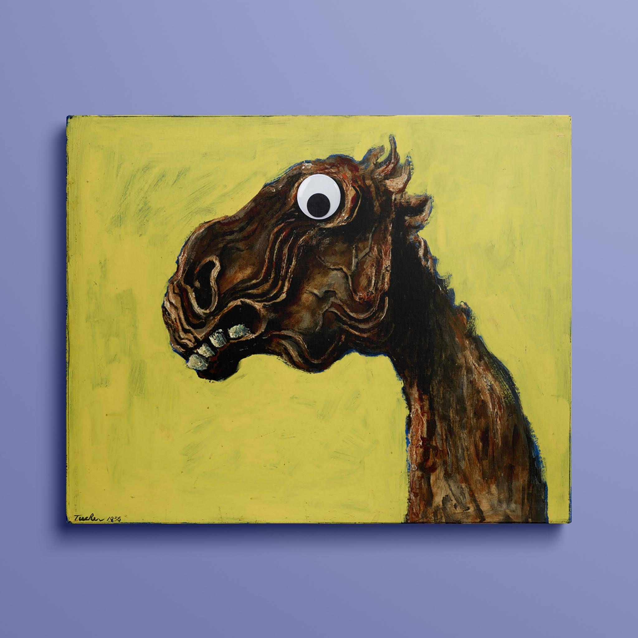 Apocalyptic Horse by Albert Tuckergoogly with a googley eye