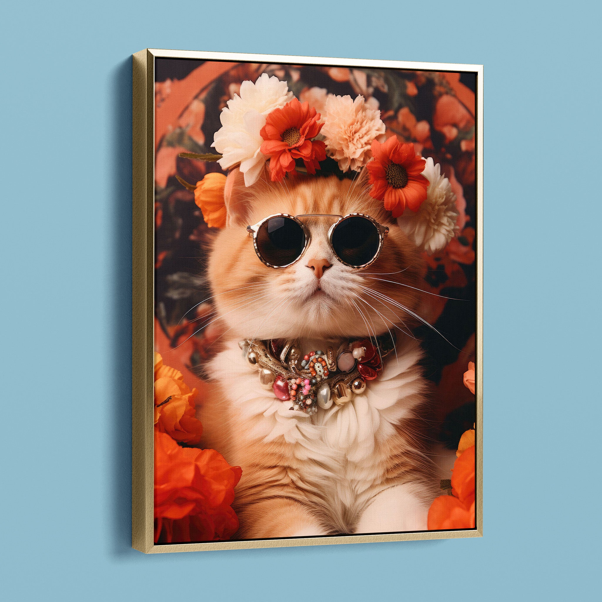 Purrfectly Shaded - The Floral Fashionista