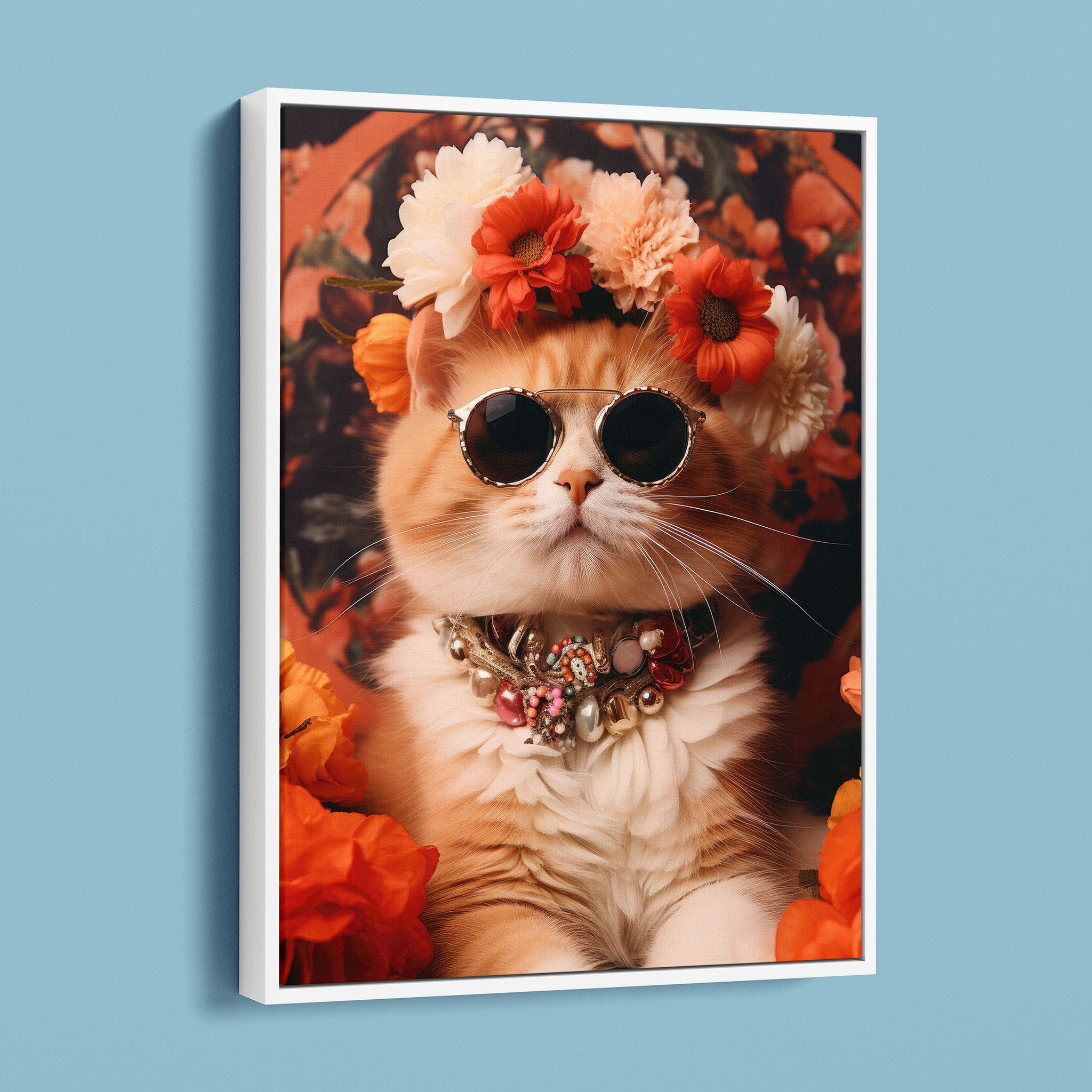 Purrfectly Shaded - The Floral Fashionista