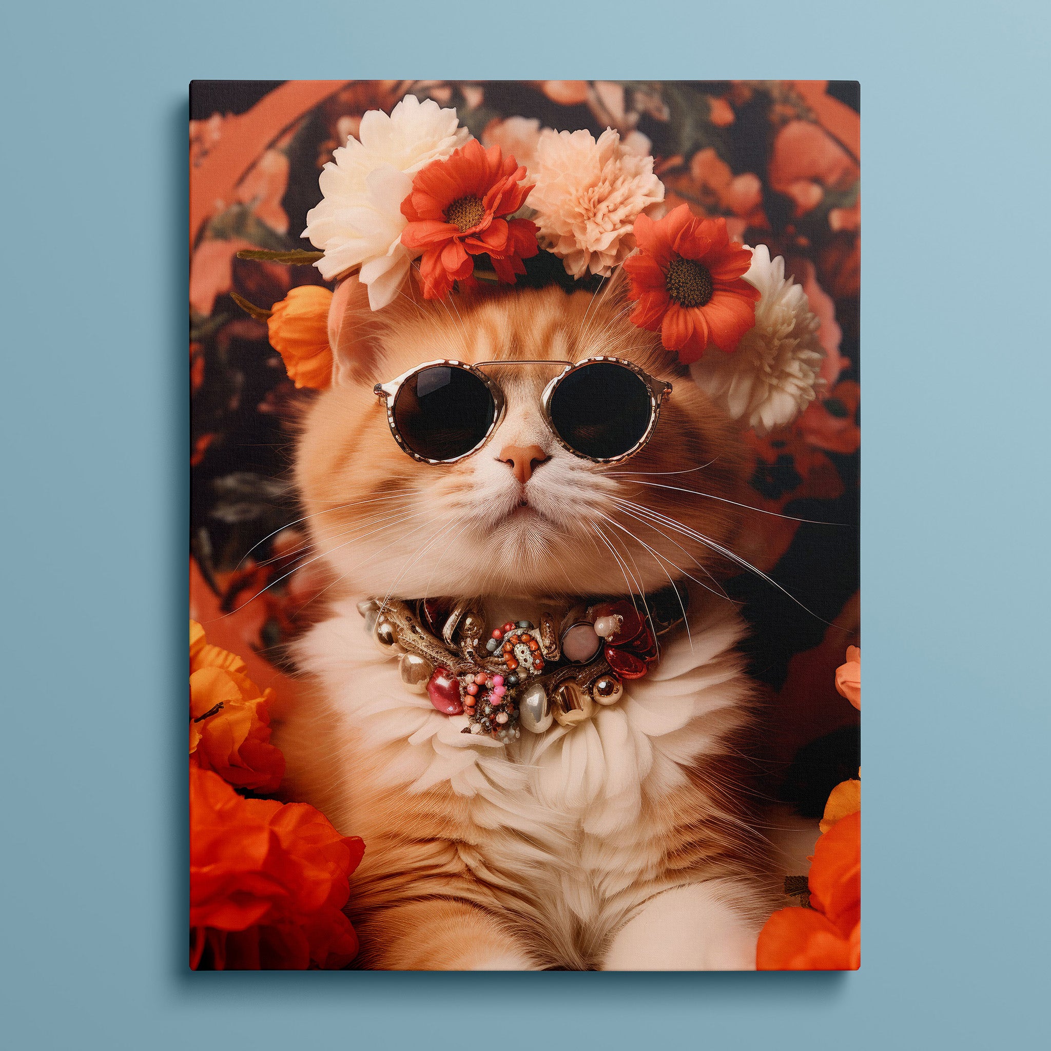 Purrfectly Shaded - The Floral Fashionista