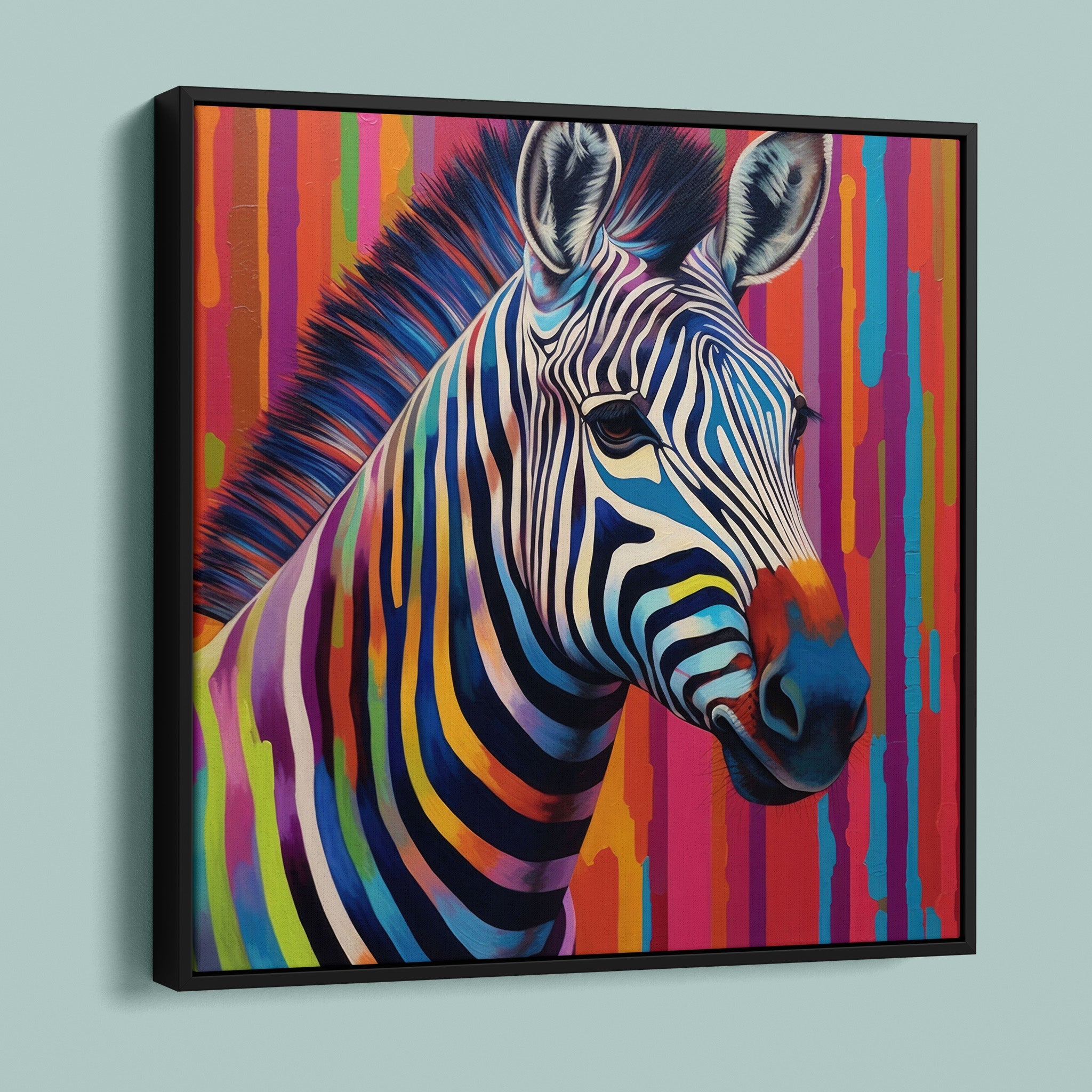 Technicolor Zebra