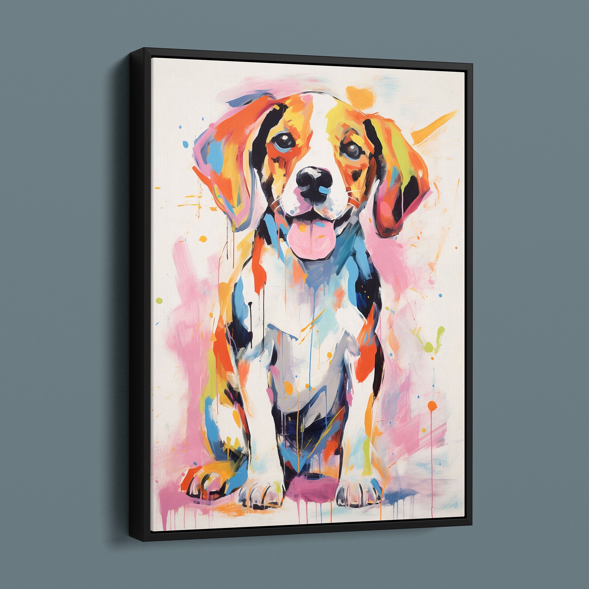 Beagle Delight - Bold Colorful Happy Puppy