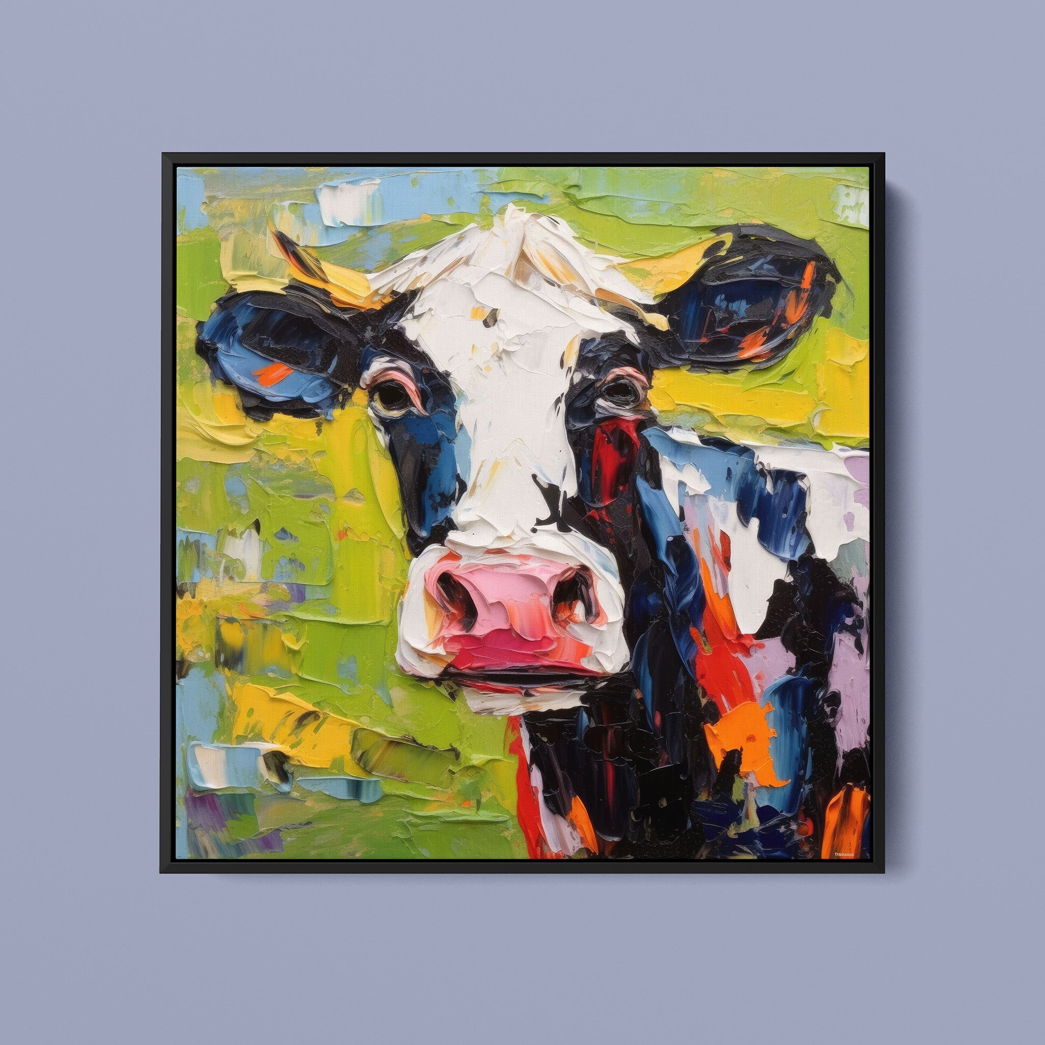 Impasto Farms - Black and White Vibrant Bovine Art – ROYAL ART CO