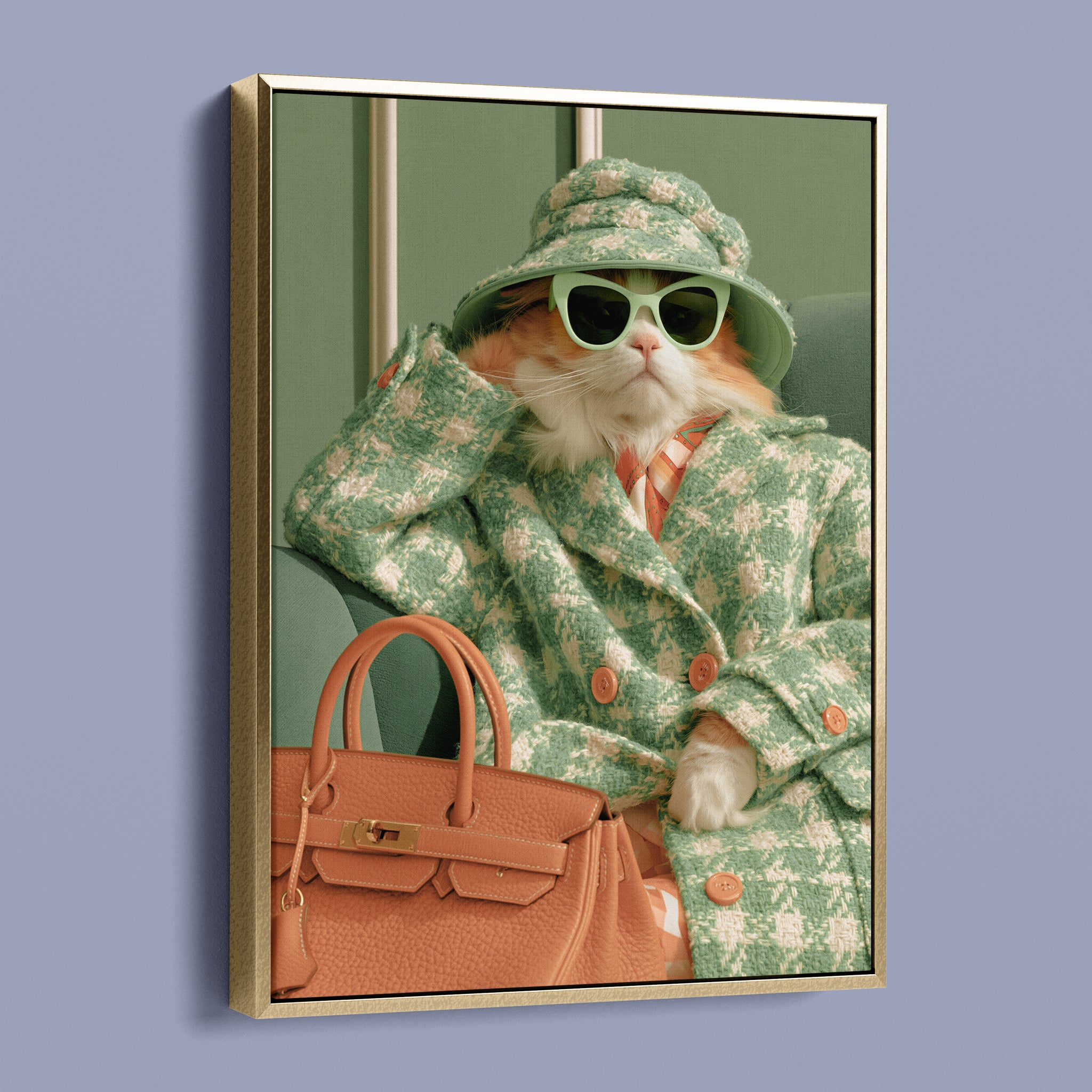 A Cat in Houndstooth, How Posh