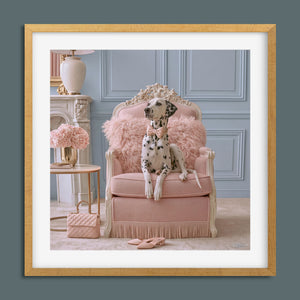 Dutchess framed fine art paper print in a gold frame