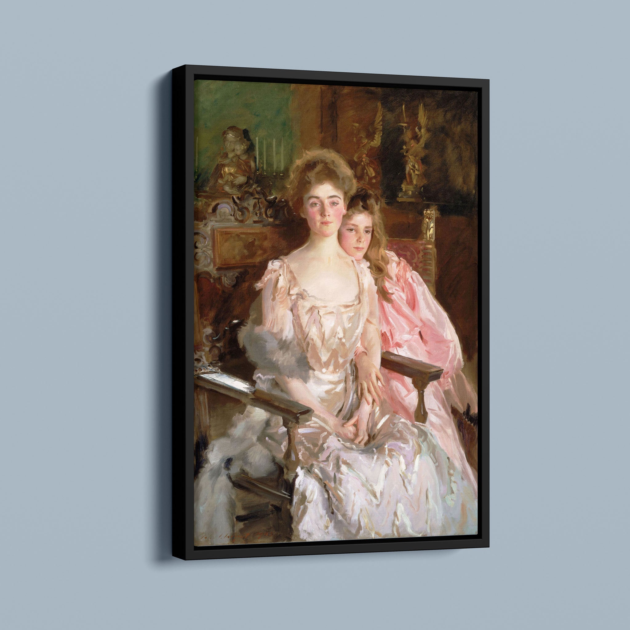 Mrs Fiske Warren (Gretchen Osgood) and Her Daughter Rachel by John Singer Sargent