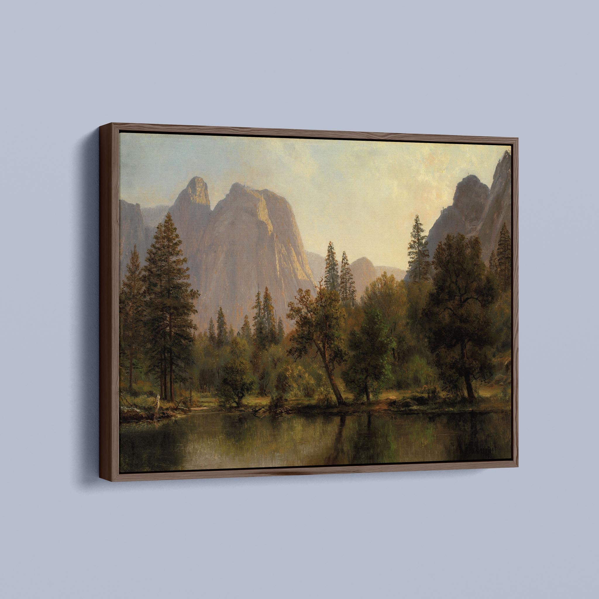 Cathedral Rocks Yosemite Valley1872 by Albert Bierstadt