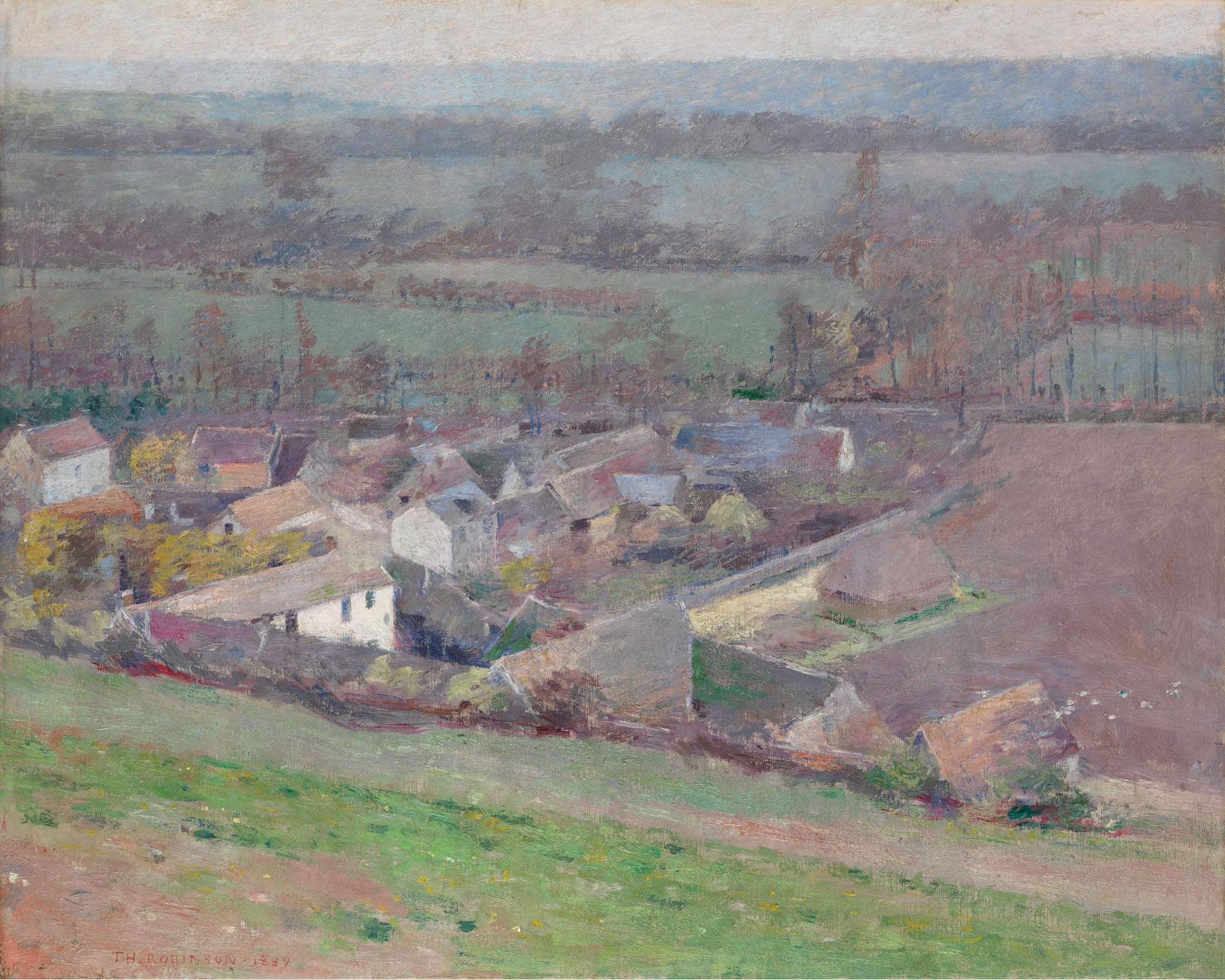 A Bird's Eye View - 1889 by Theodore Robinson