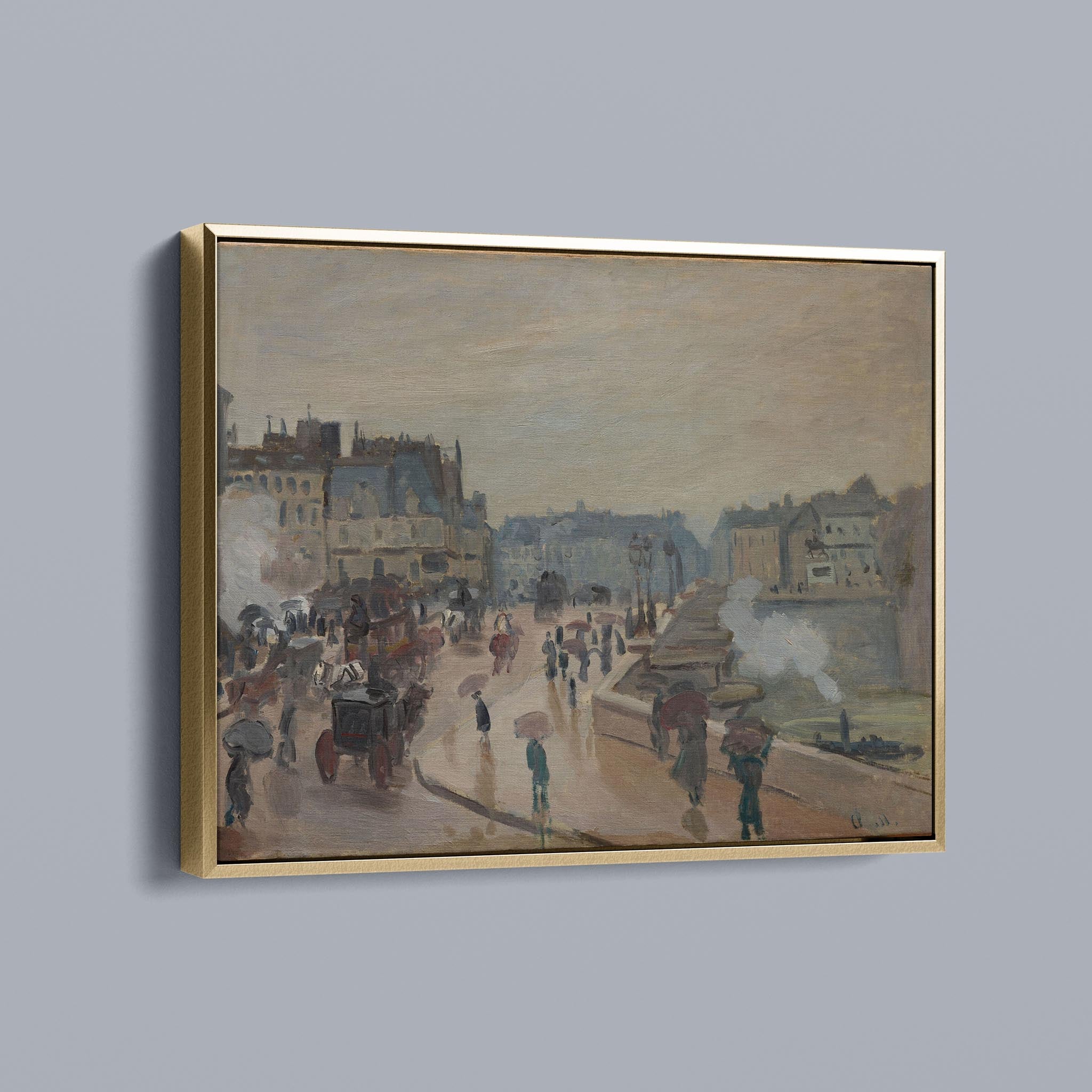 Le Pont Neuf by Claude Monet