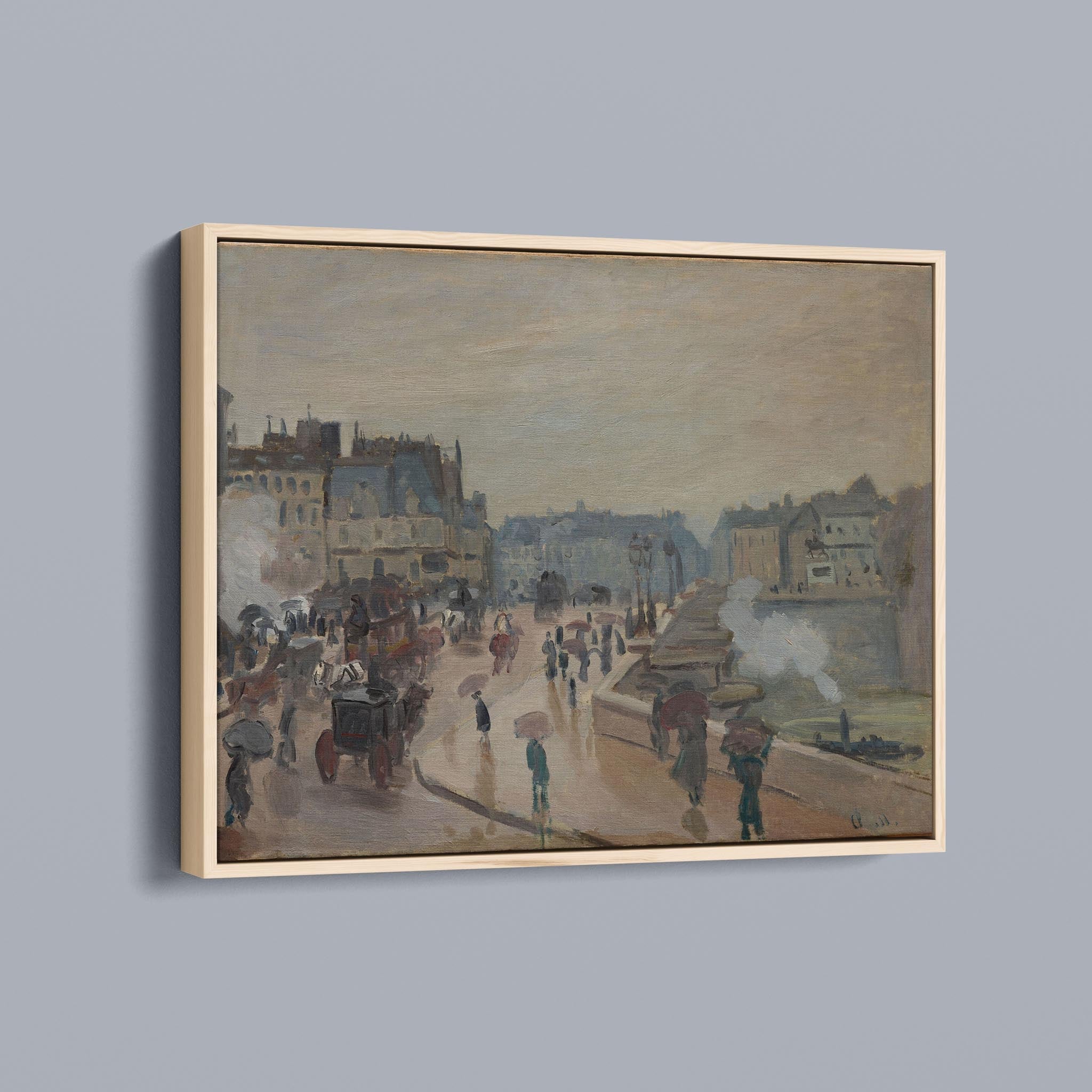 Le Pont Neuf by Claude Monet