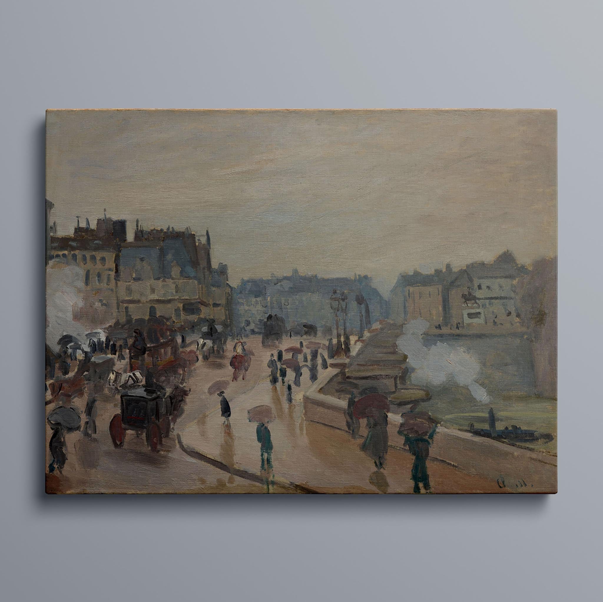 Le Pont Neuf by Claude Monet