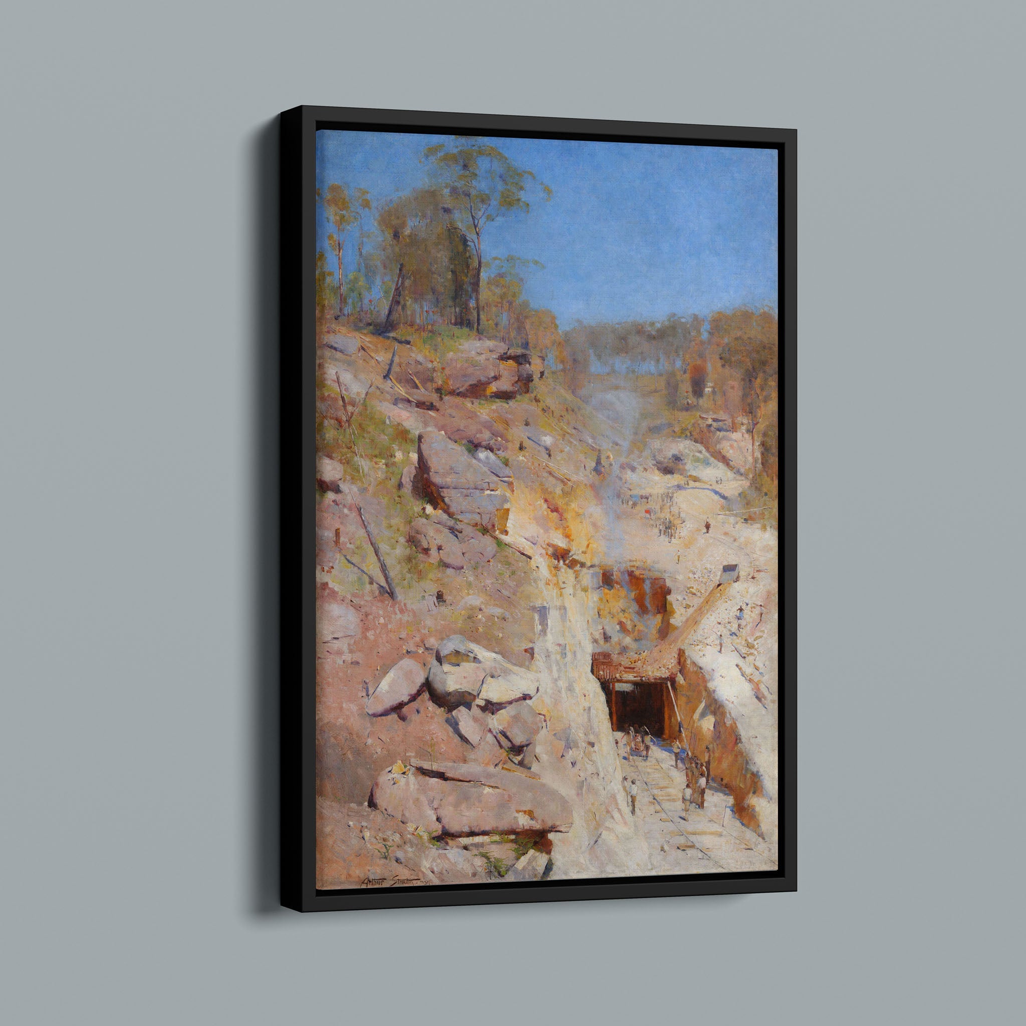 Fire's On by Arthur Streeton