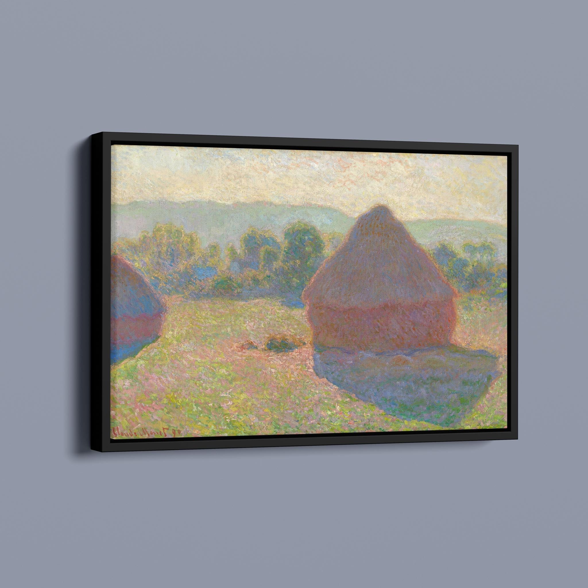 Wheatstacks by Claude Monet - Summer