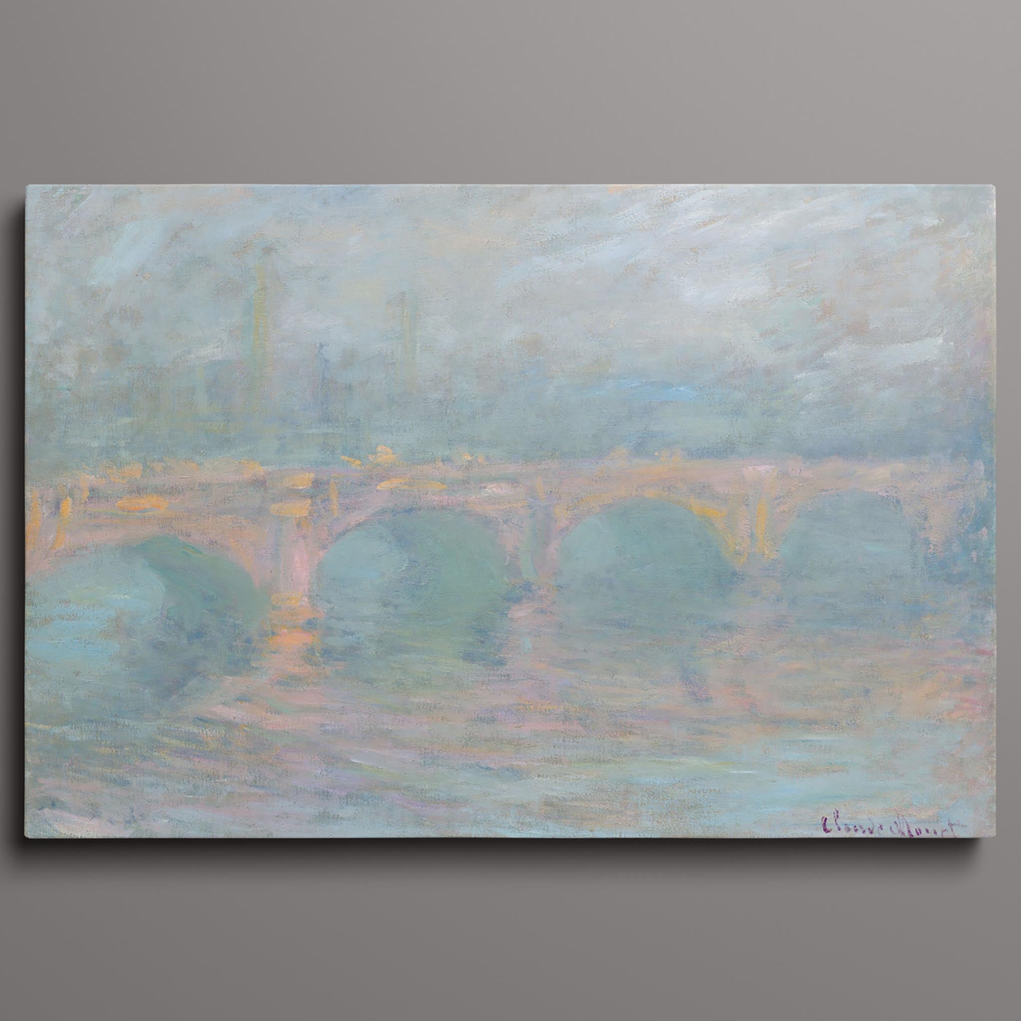 Waterloo Bridge London at Sunset by Monet1904