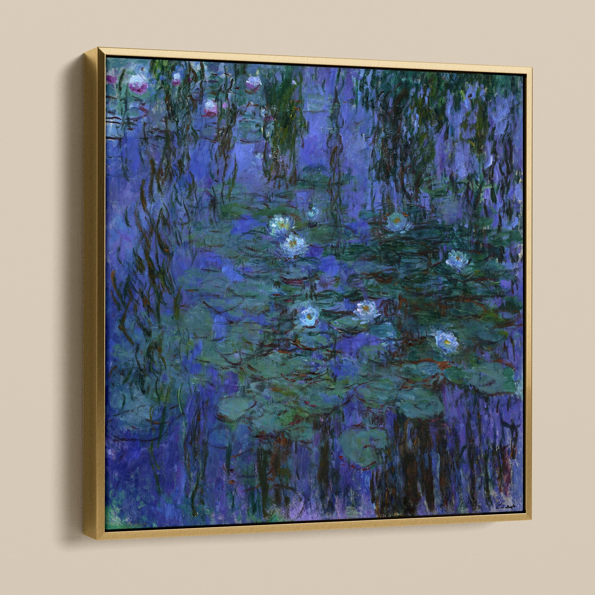 Blue Water Lilies by Claude Monet