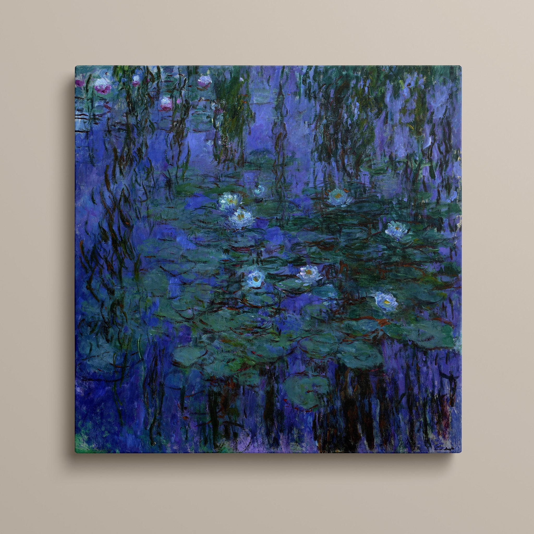 Blue Water Lilies by Claude Monet