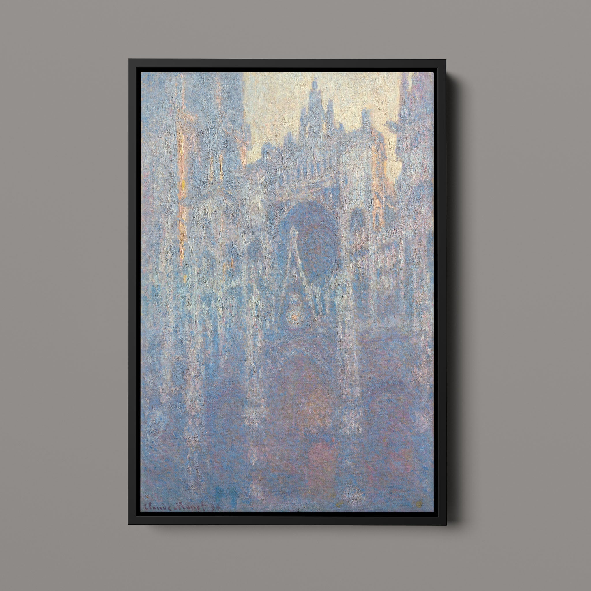 The Portal of Rouen Cathedral in Morning Light by Claude Monet