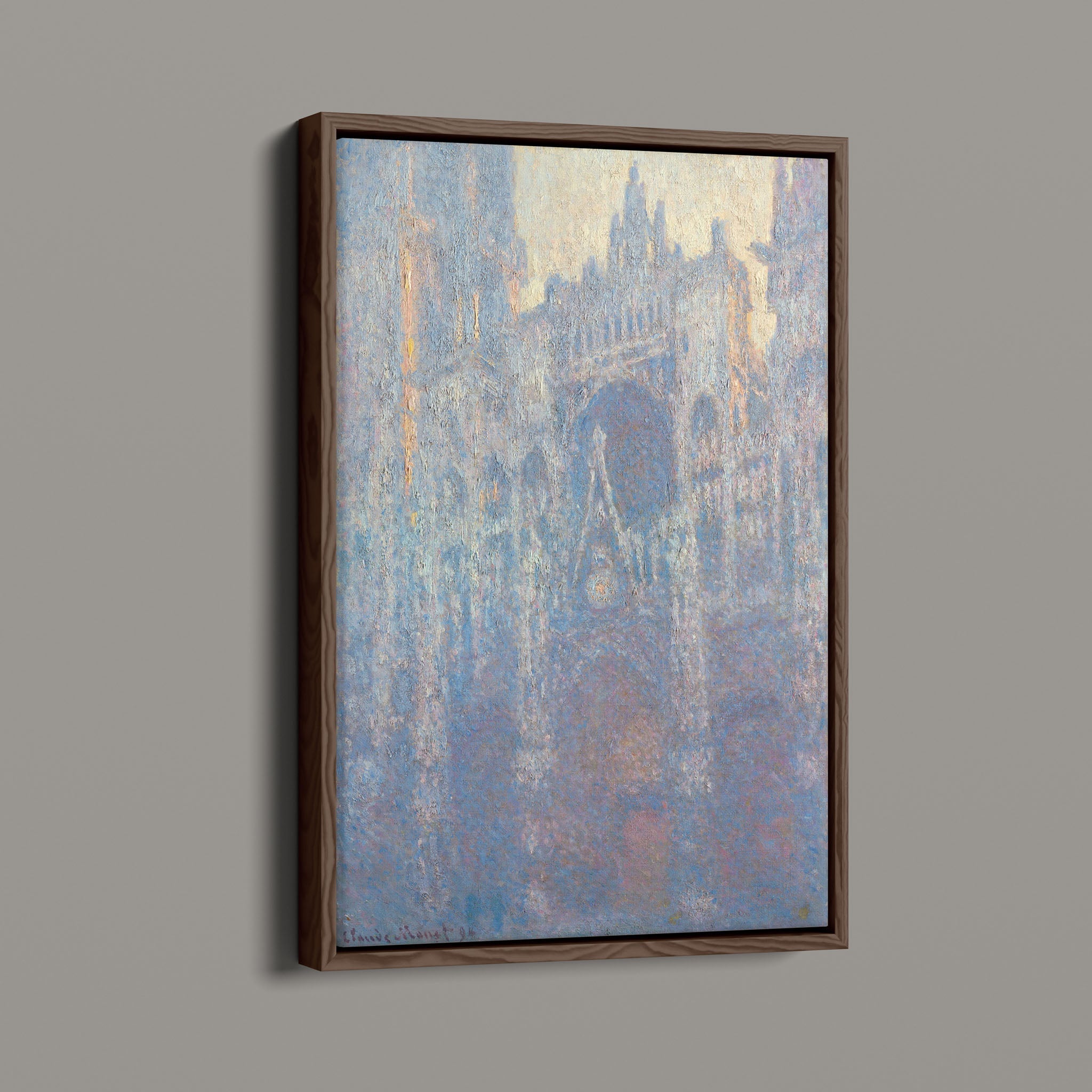 The Portal of Rouen Cathedral in Morning Light by Claude Monet