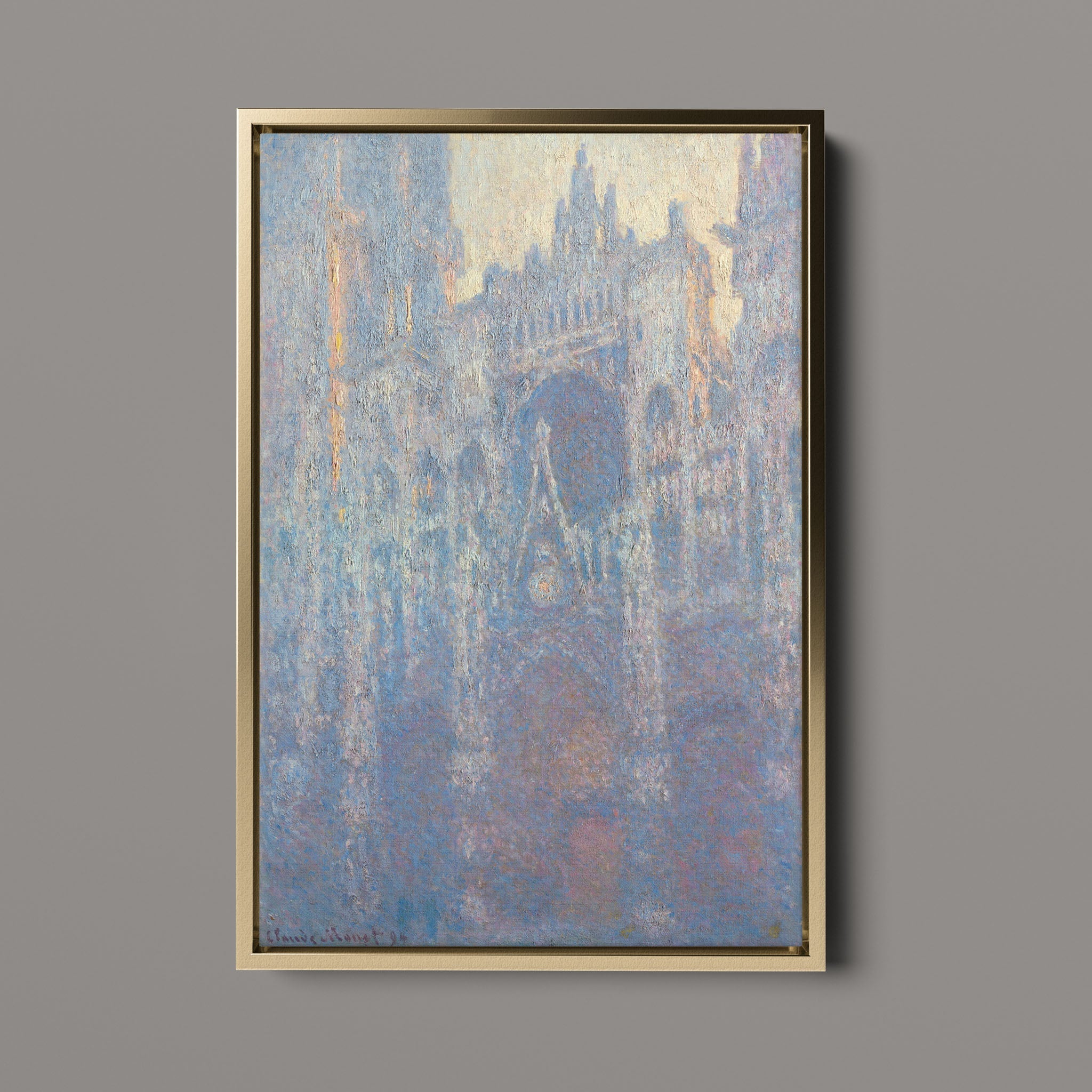 The Portal of Rouen Cathedral in Morning Light by Claude Monet
