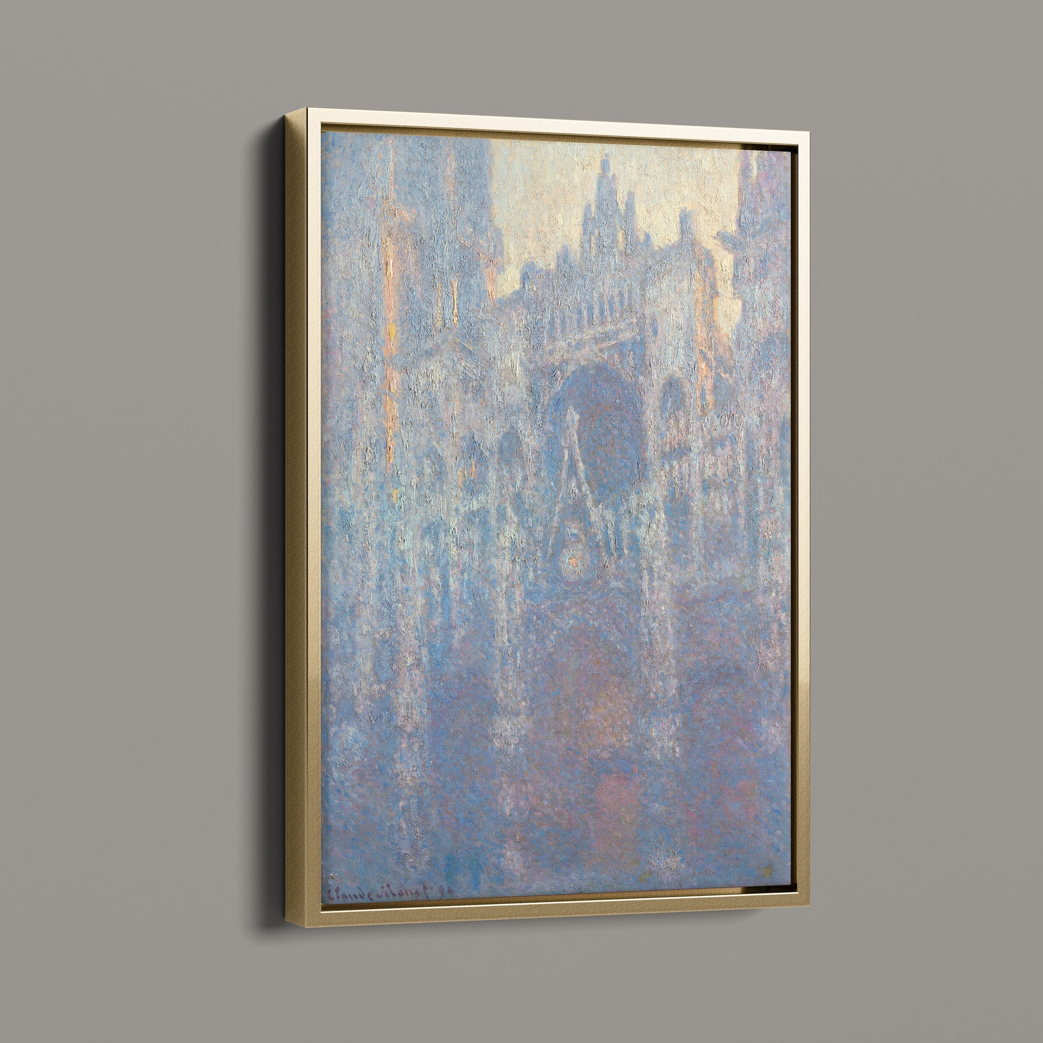 The Portal of Rouen Cathedral in Morning Light by Claude Monet