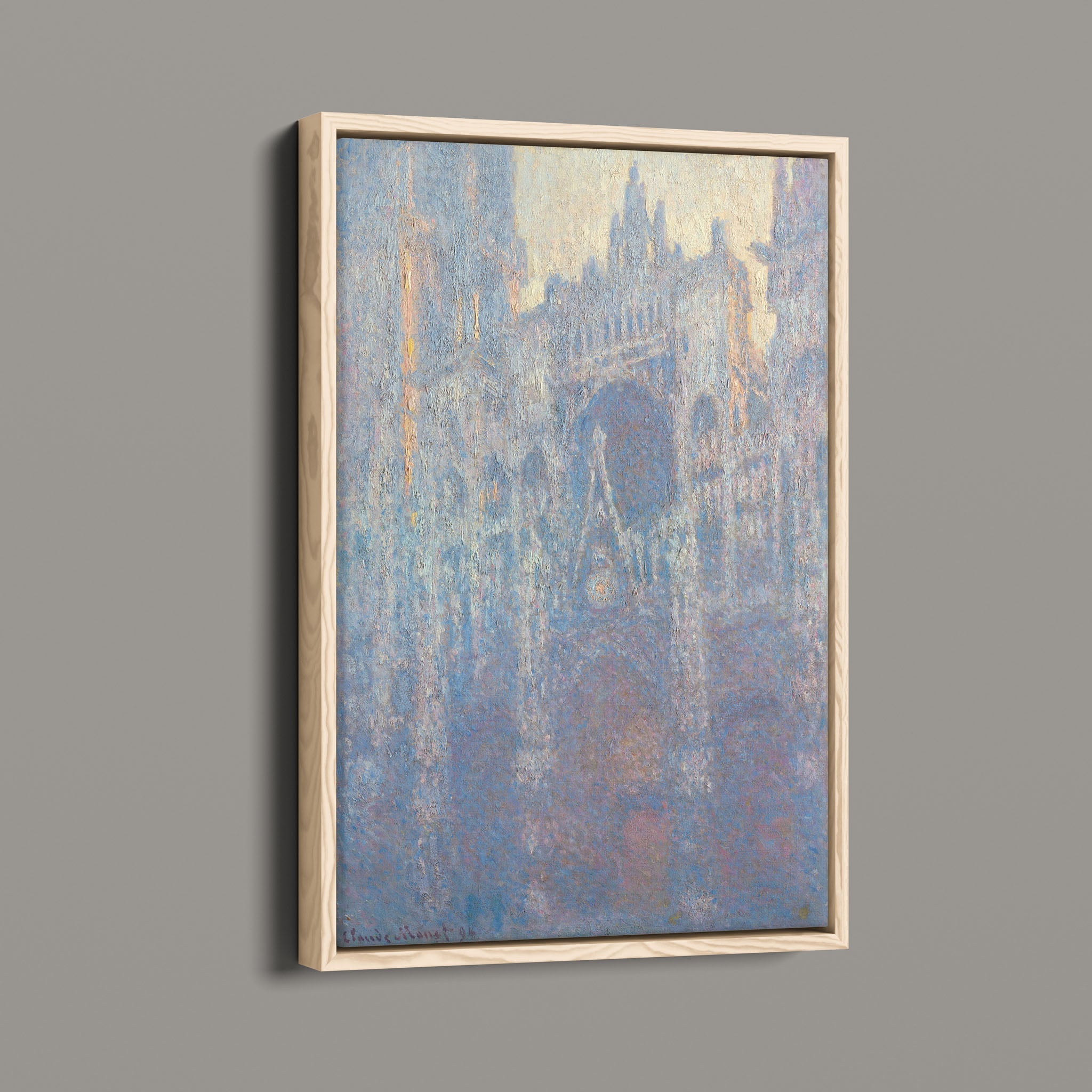 The Portal of Rouen Cathedral in Morning Light by Claude Monet