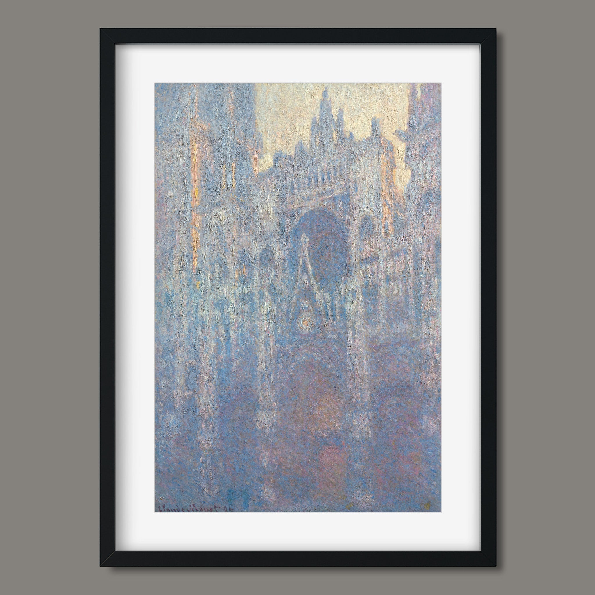 The Portal of Rouen Cathedral in Morning Light by Claude Monet