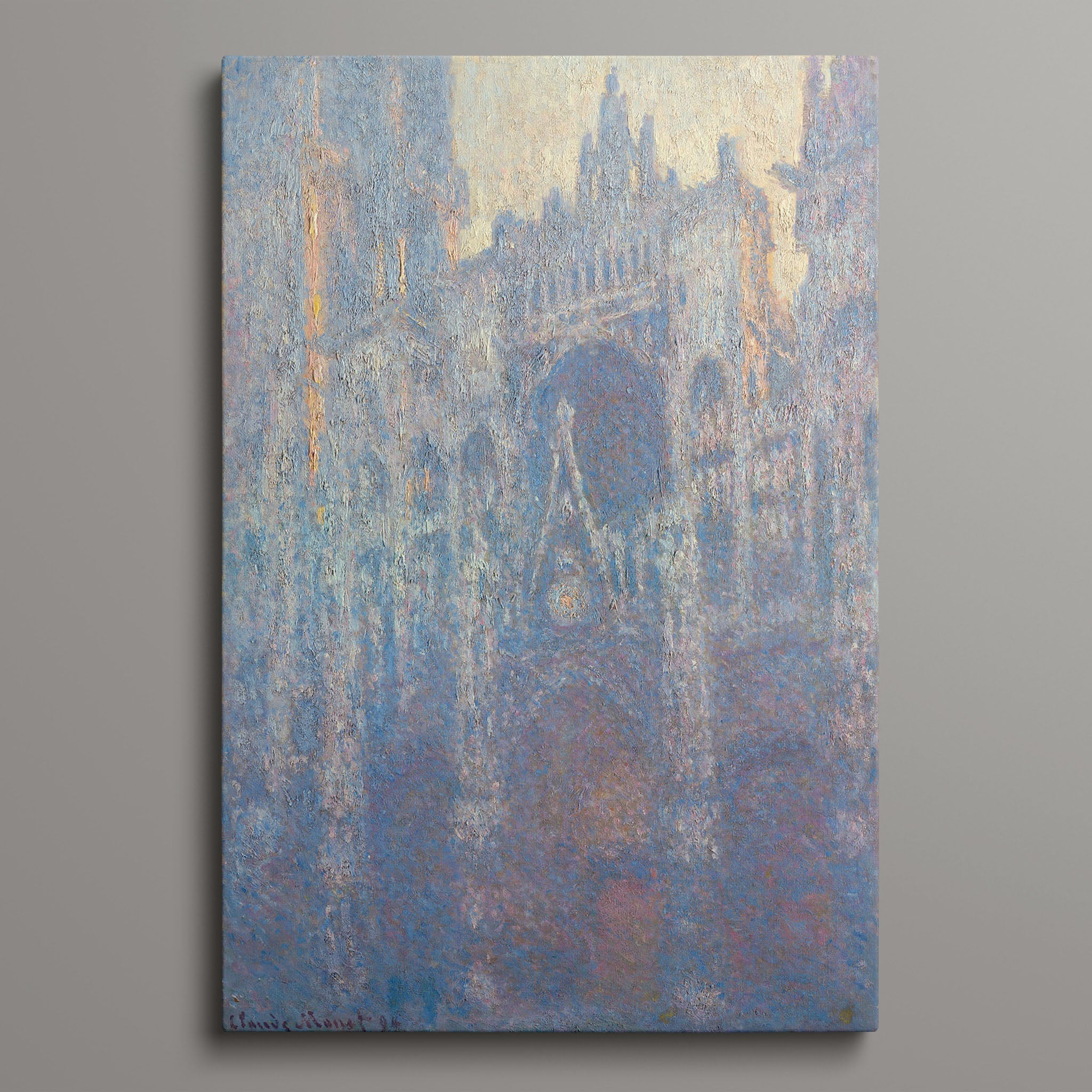 The Portal of Rouen Cathedral in Morning Light by Claude Monet