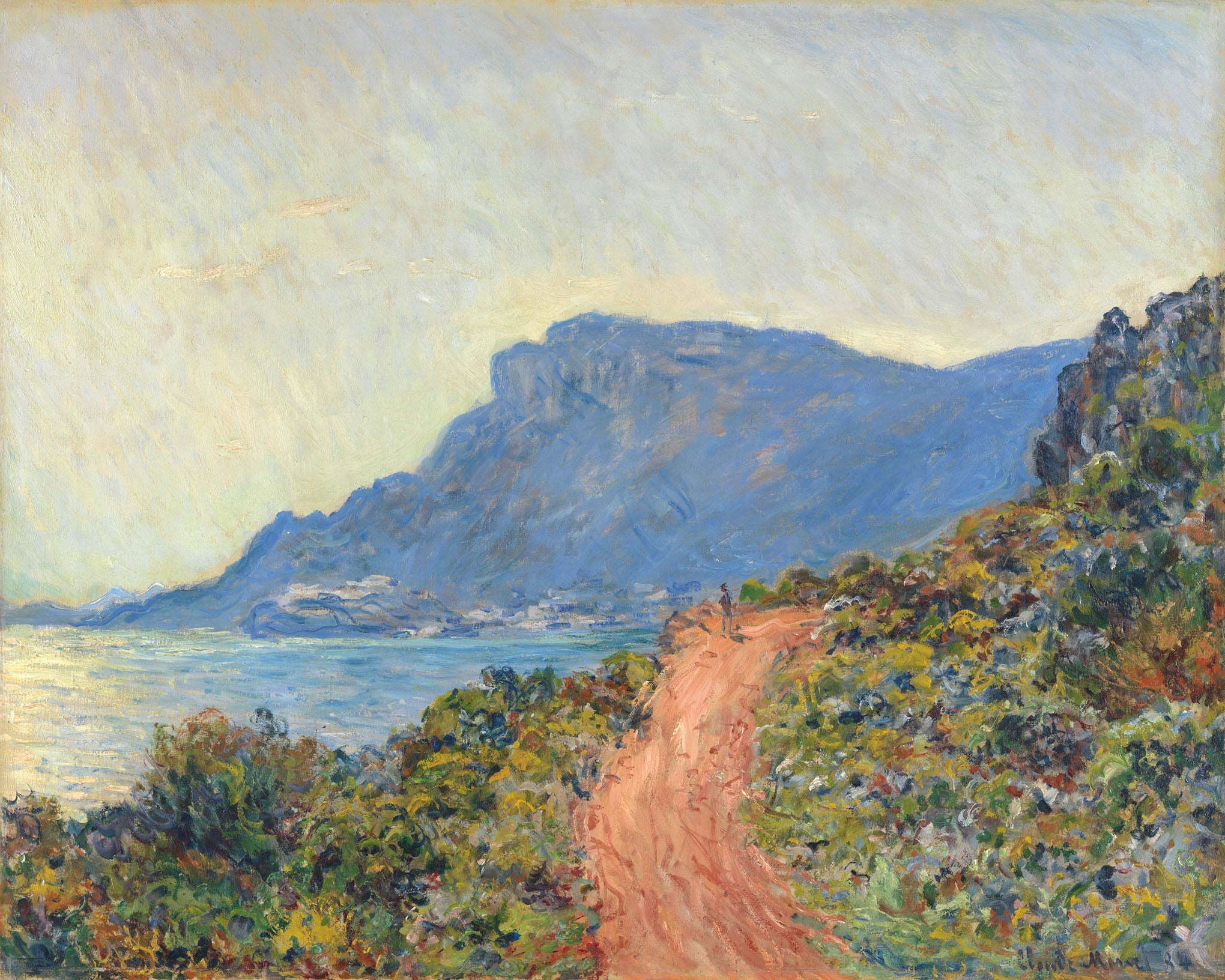 La Corniche Near Monaco by Claude Monet