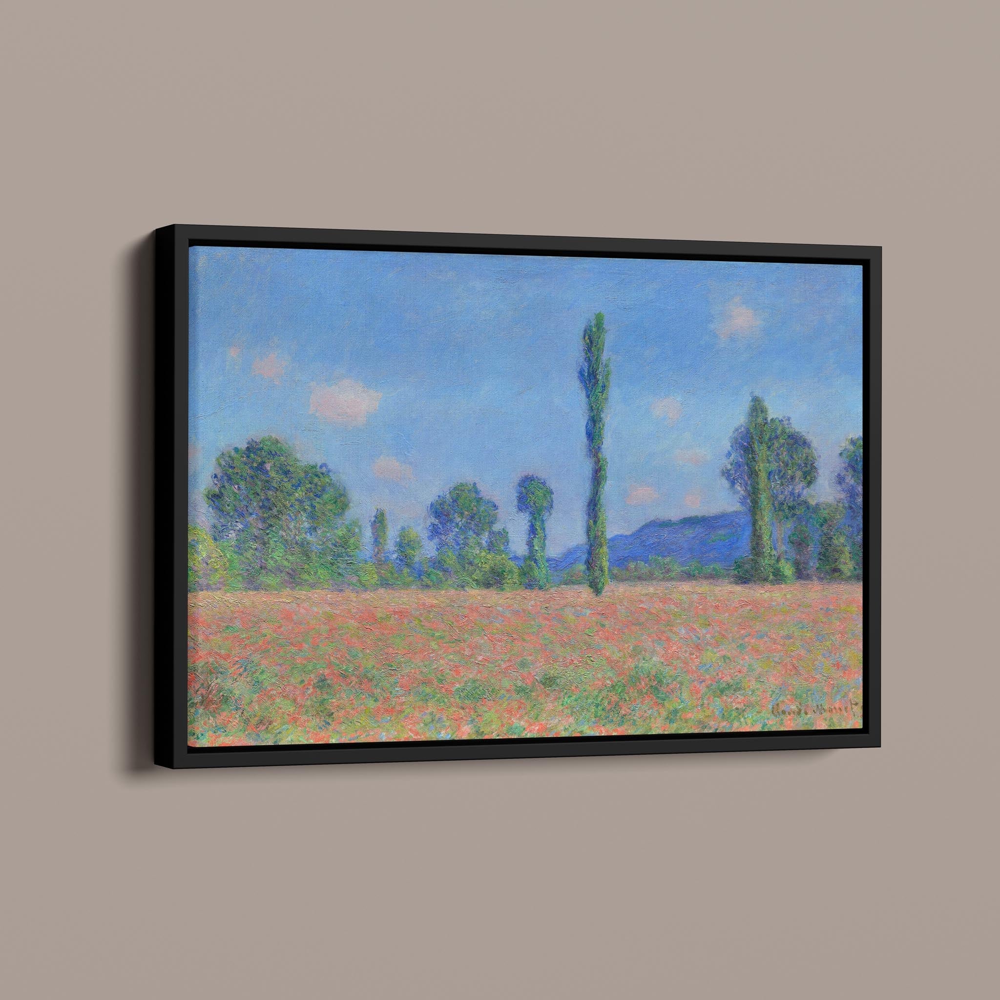 Poppy Field (Giverny) by Claude Monet