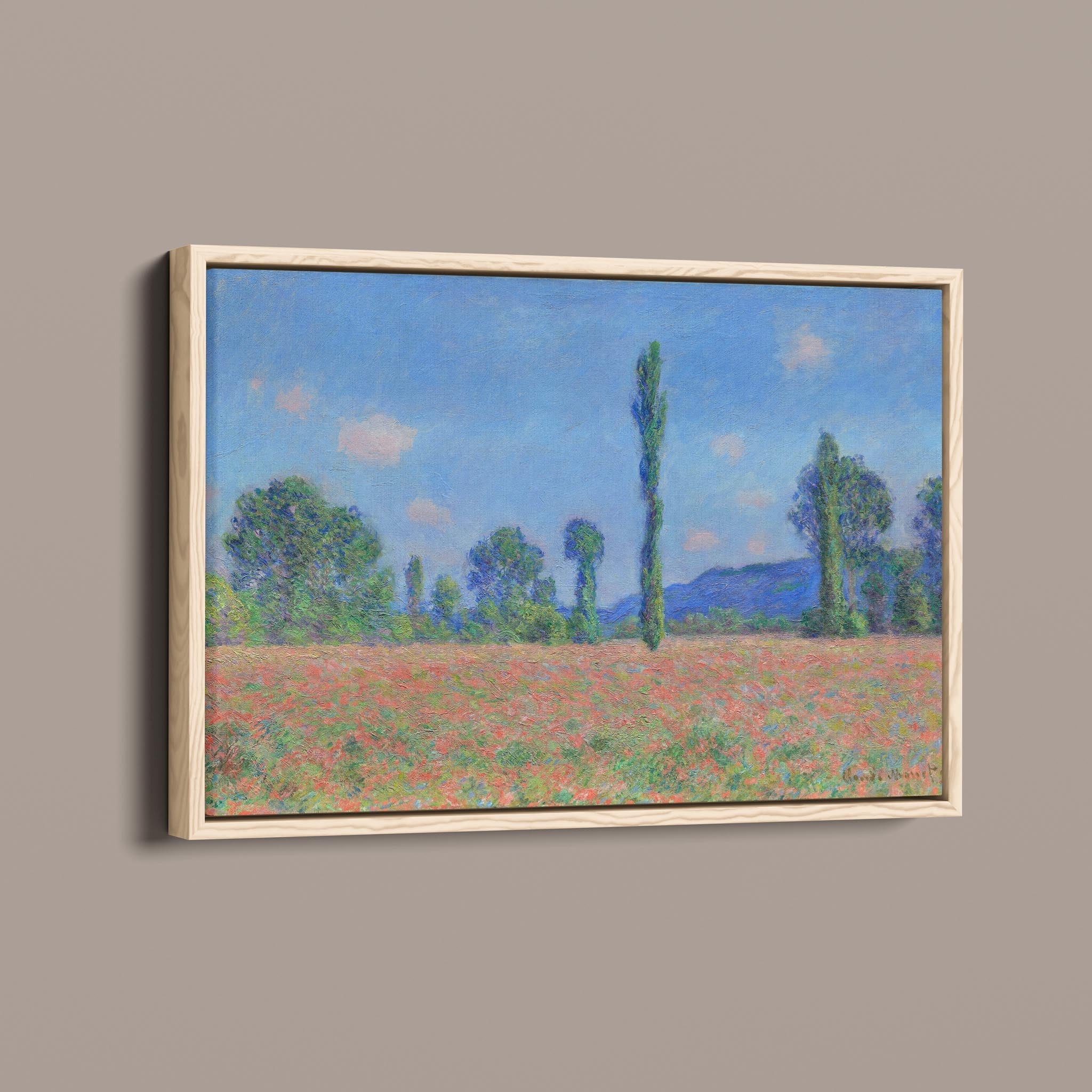 Poppy Field (Giverny) by Claude Monet