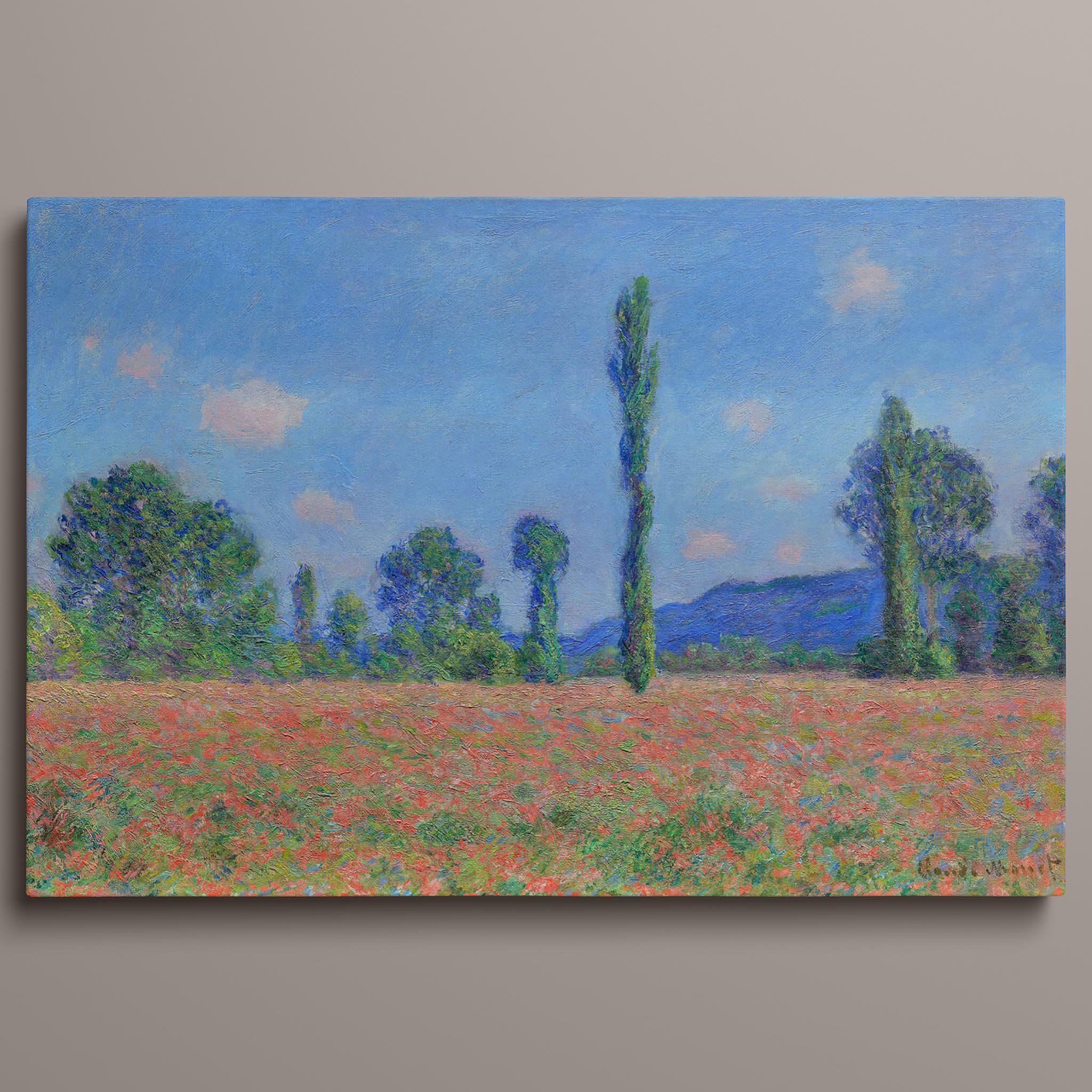 Poppy Field (Giverny) by Claude Monet