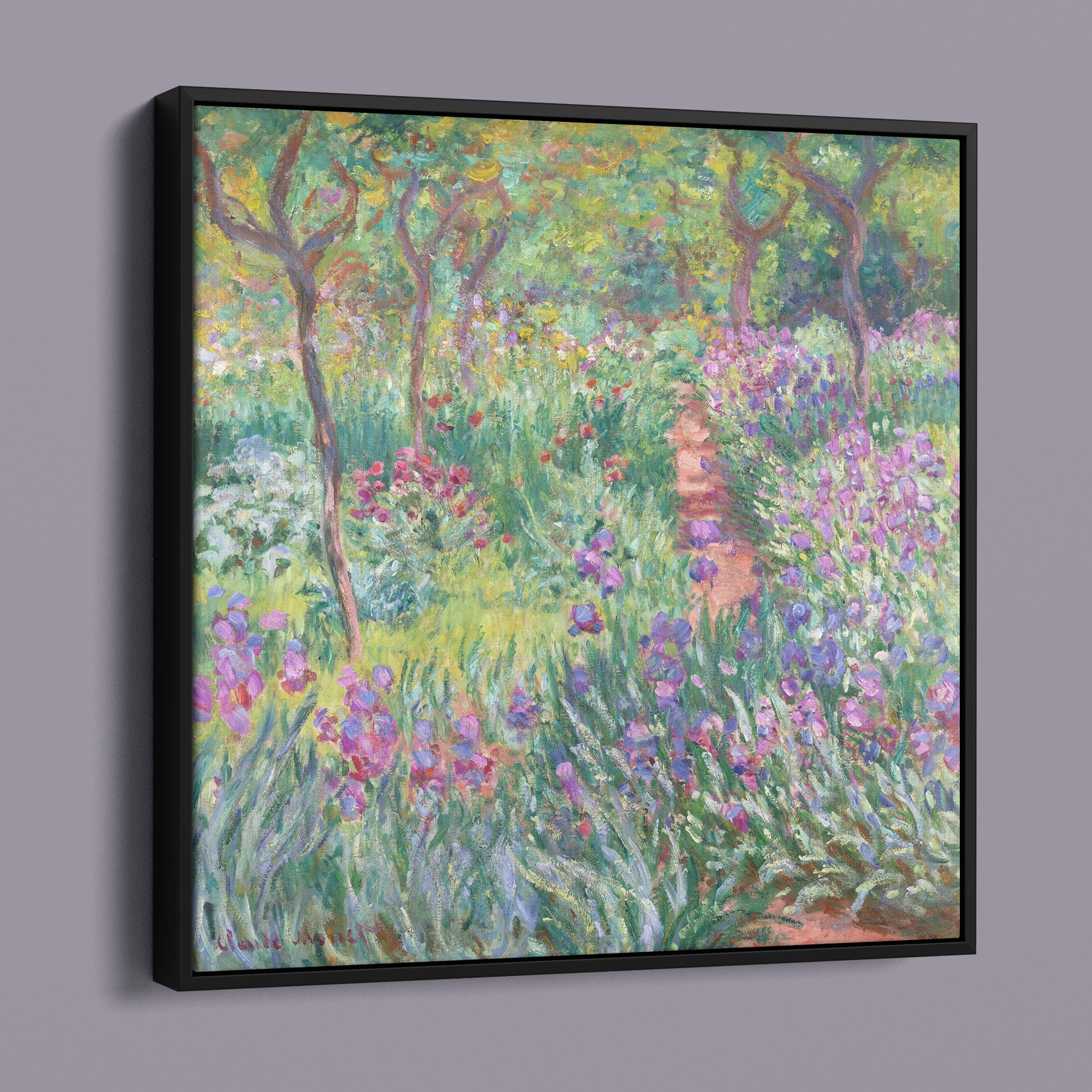 The Garden in Giverny by Claude Monet