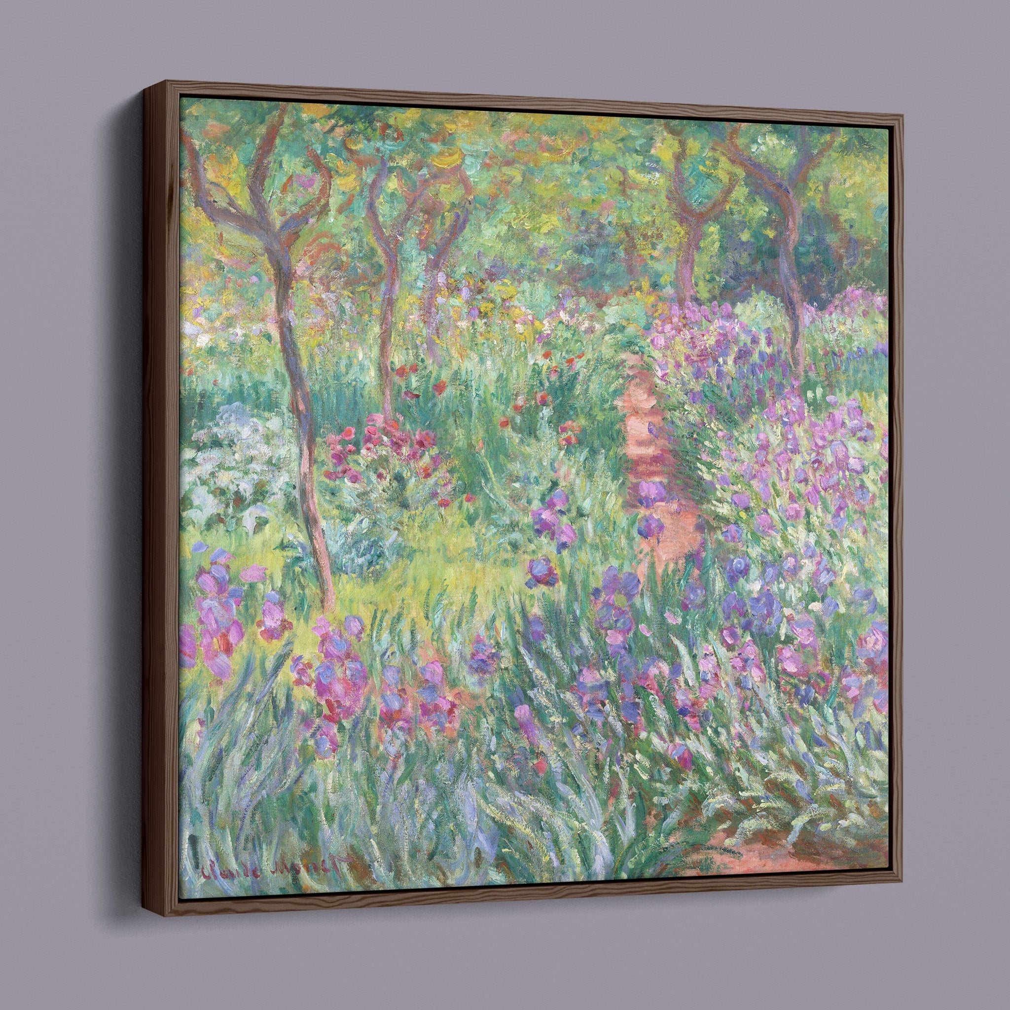 The Garden in Giverny by Claude Monet