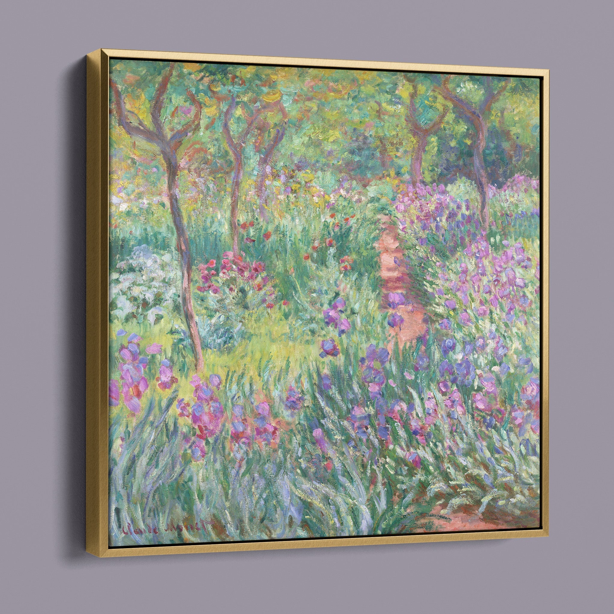 The Garden in Giverny by Claude Monet