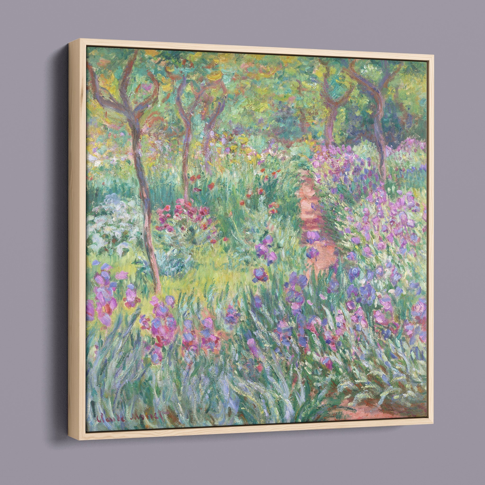 The Garden in Giverny by Claude Monet