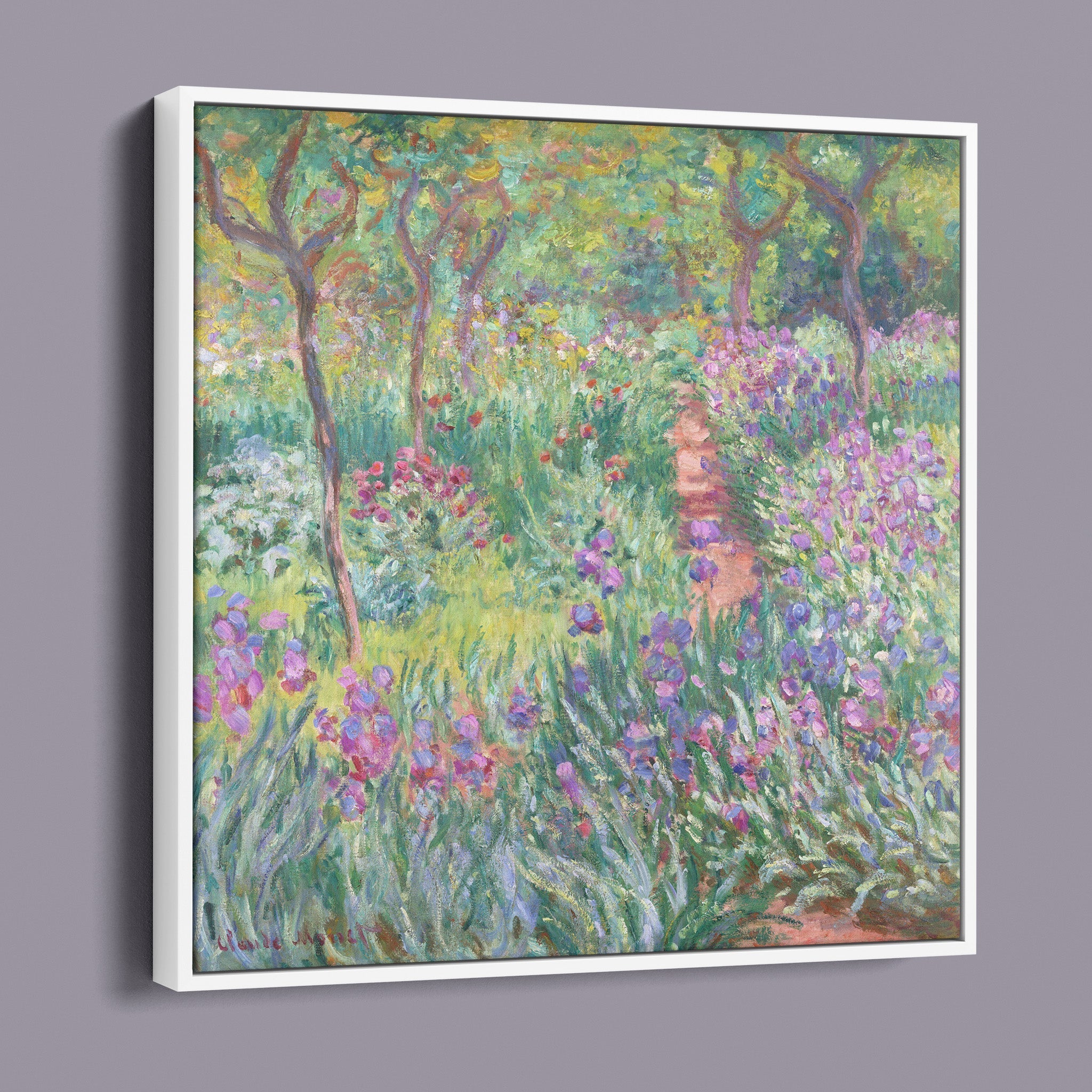 The Garden in Giverny by Claude Monet