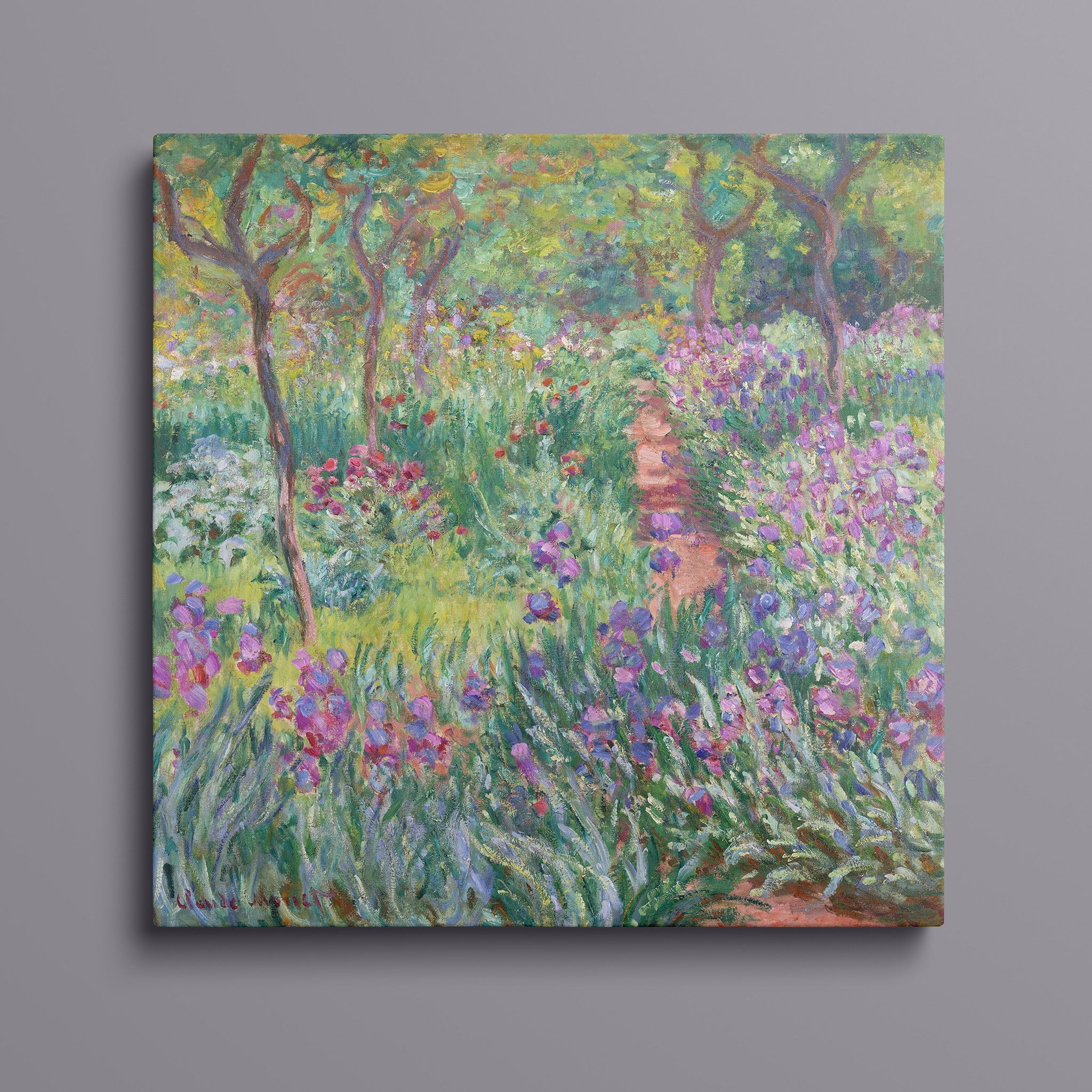 The Garden in Giverny by Claude Monet