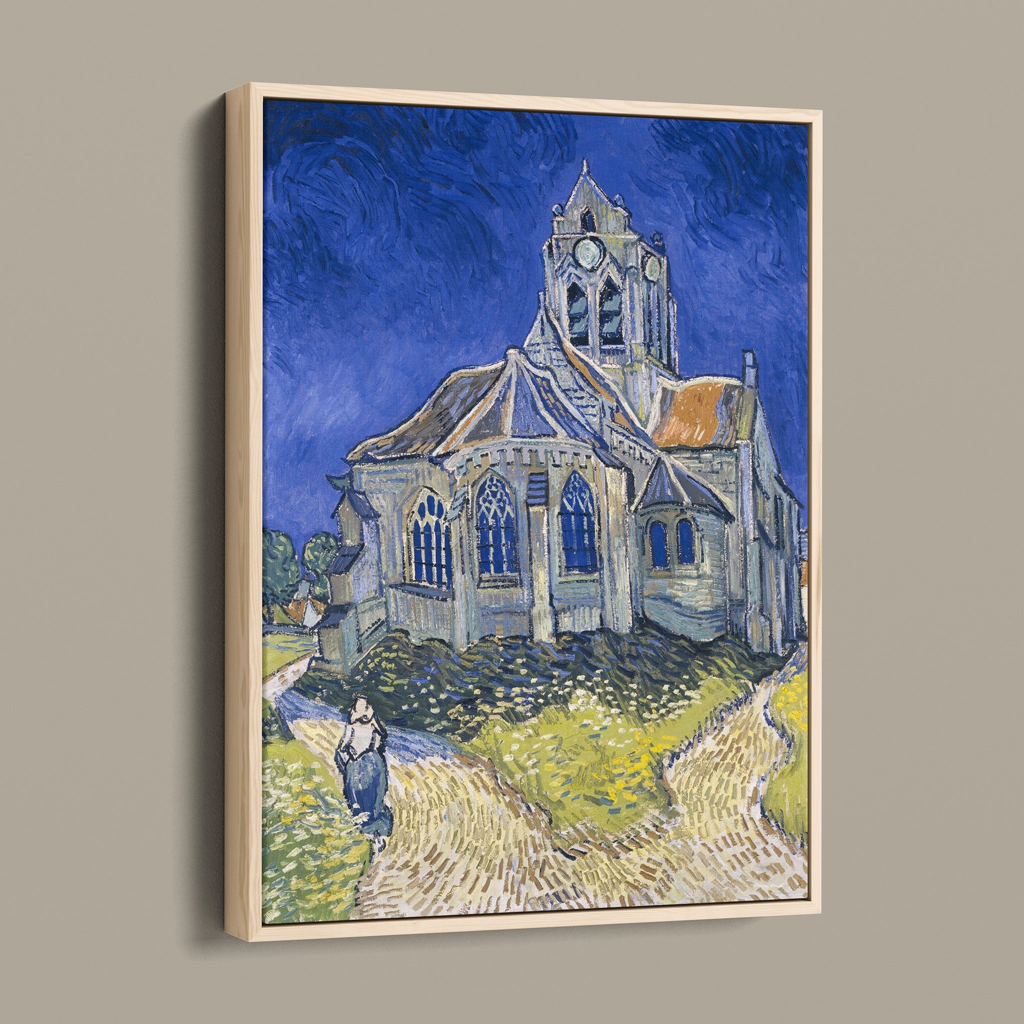 Vincent van Gogh The Church in Auvers-sur-Oise, View from the Chevet