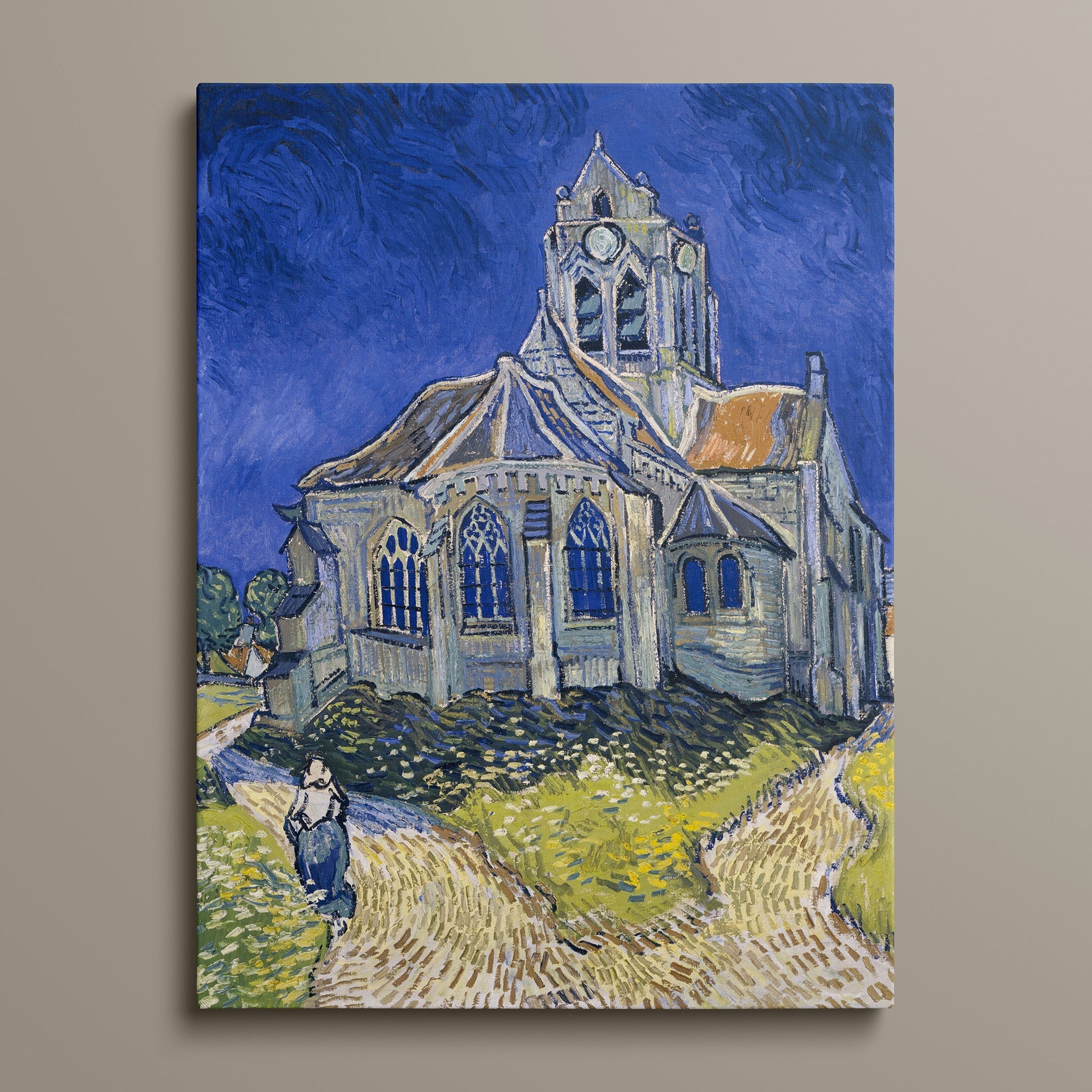 Vincent van Gogh The Church in Auvers-sur-Oise, View from the Chevet