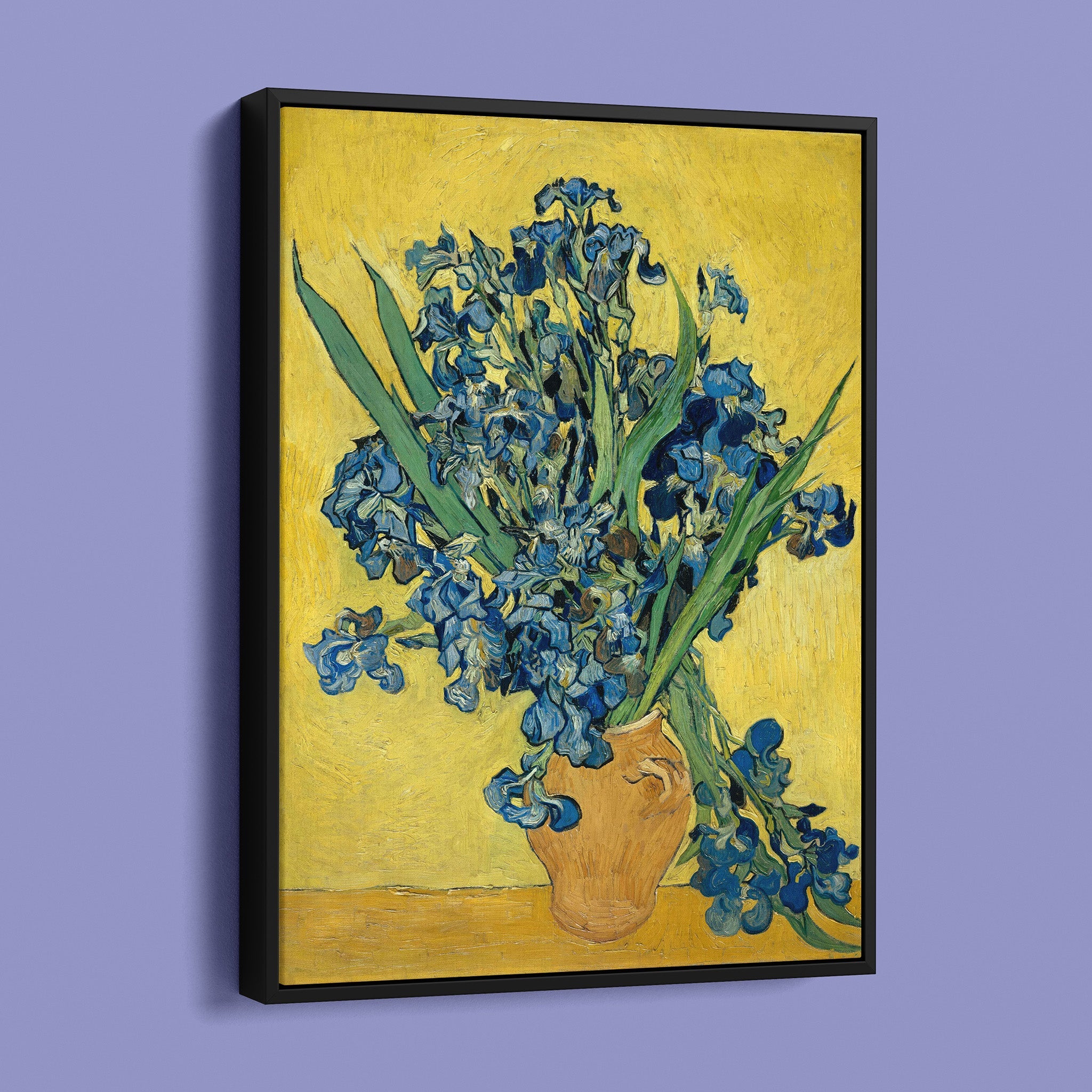 Irises - Vincent van Gogh - Yellow Vase