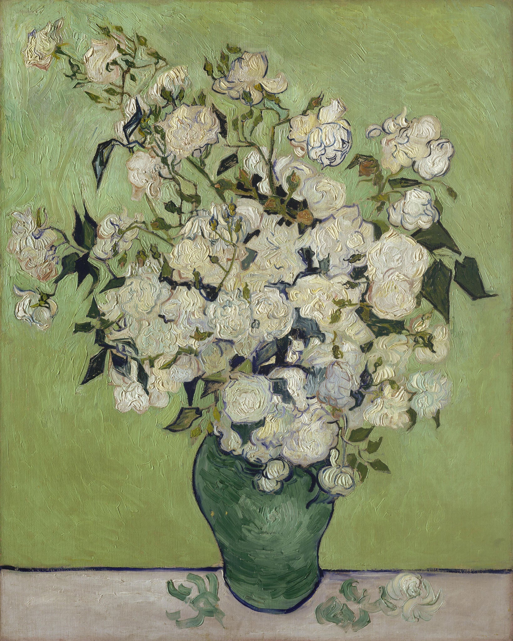 Van Gough Vase of Roses