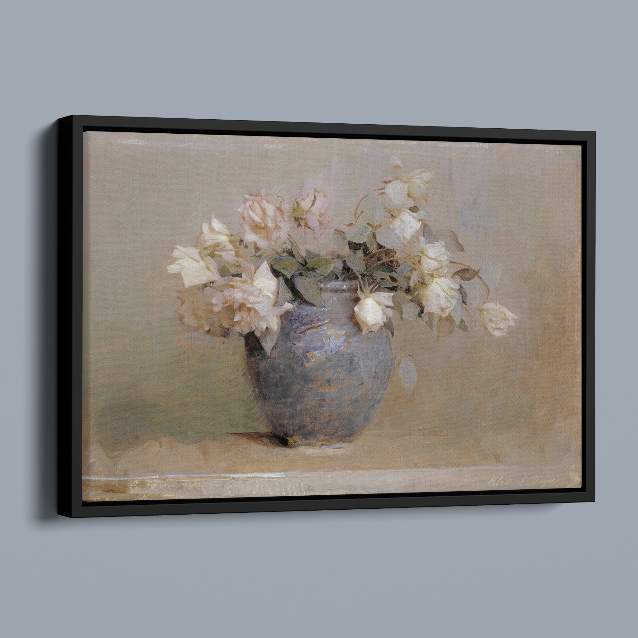 Roses 1890 by Abbott Handerson Thayer (Patina Edition)