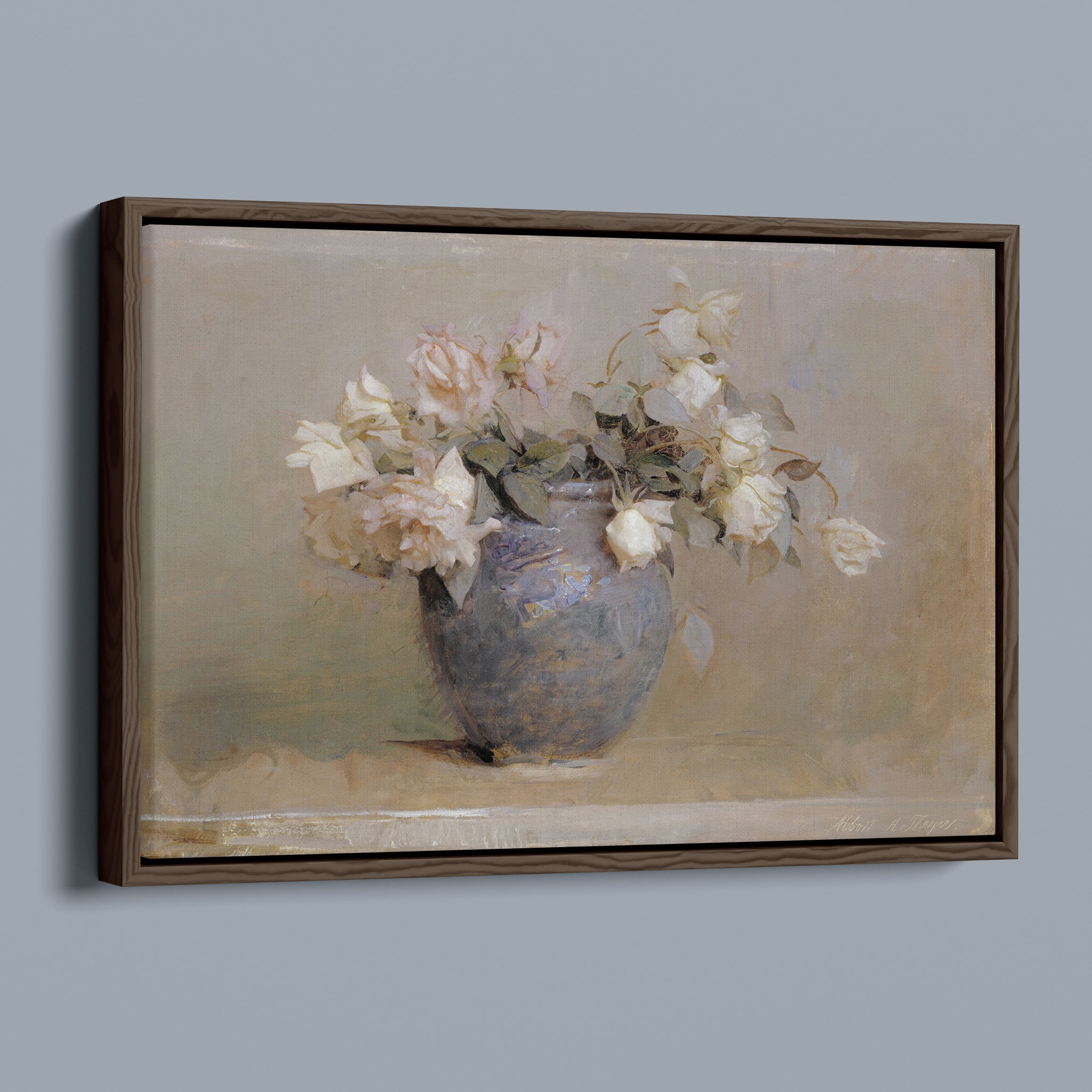 Roses 1890 by Abbott Handerson Thayer (Patina Edition)