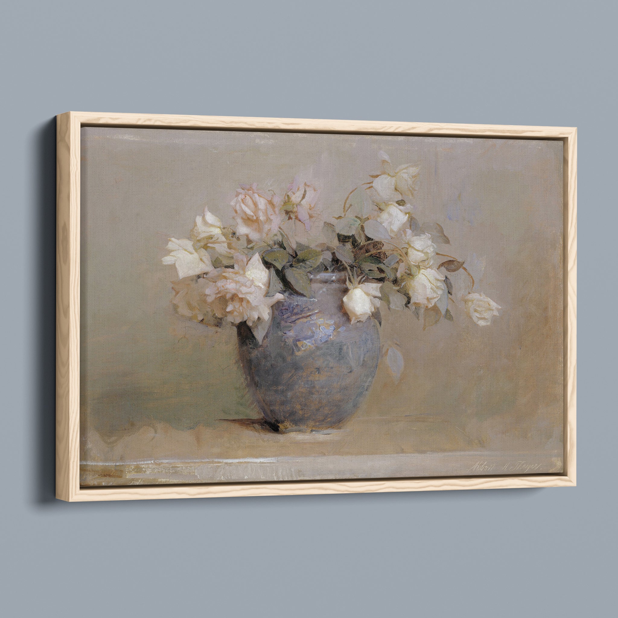 Roses 1890 by Abbott Handerson Thayer (Patina Edition)