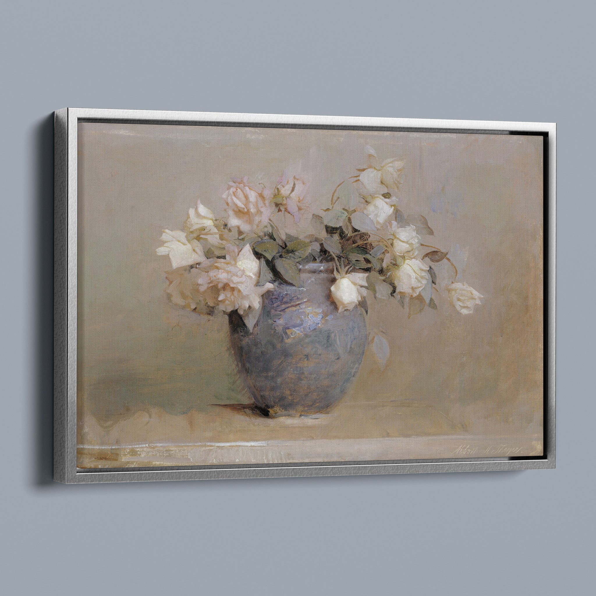 Roses 1890 by Abbott Handerson Thayer (Patina Edition)