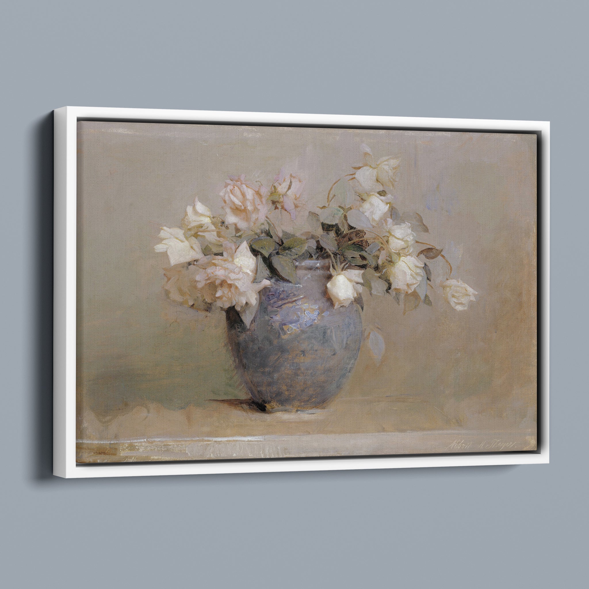 Roses 1890 by Abbott Handerson Thayer (Patina Edition)